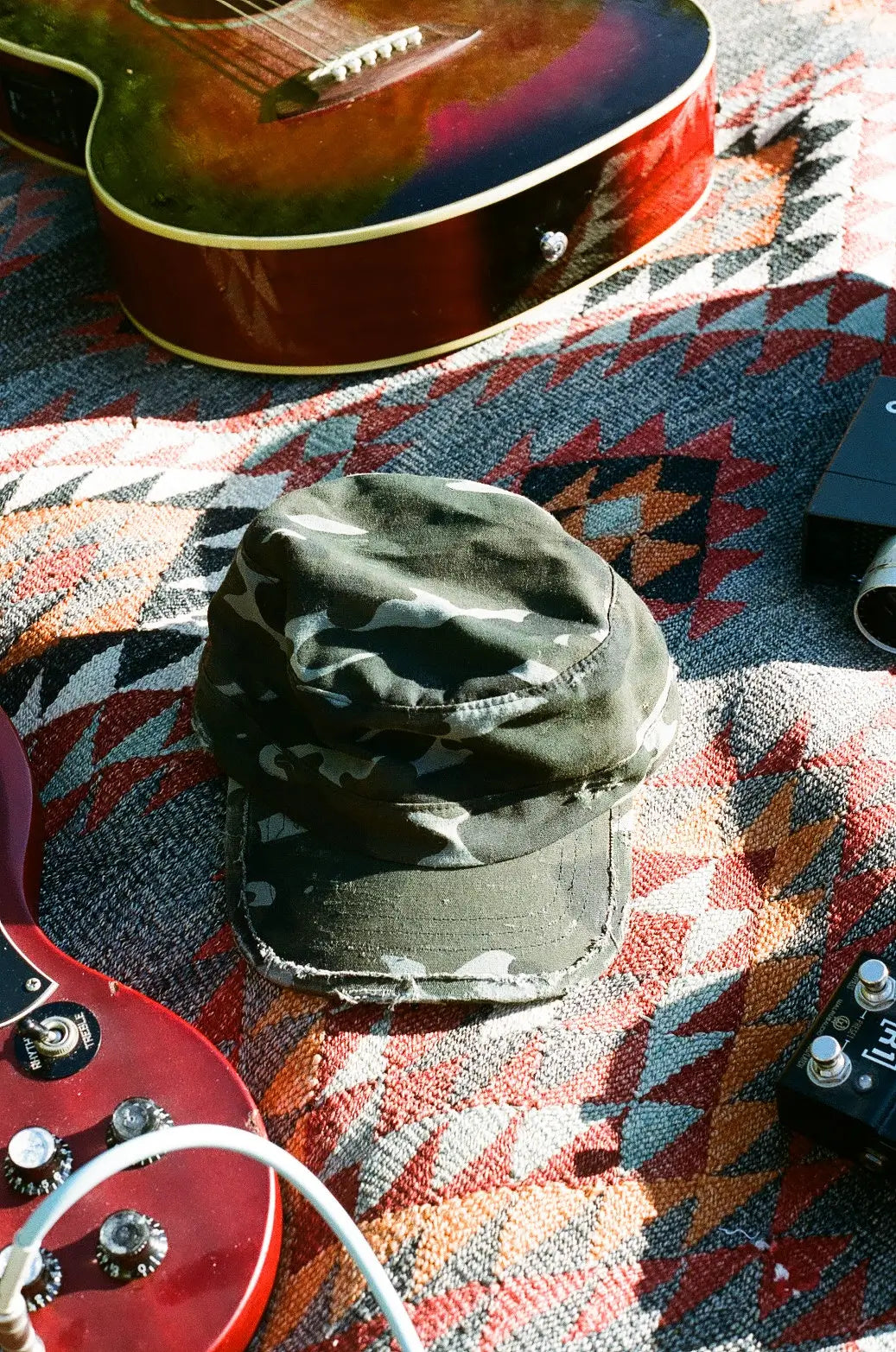 Boné Sow Distressed Camo Verde