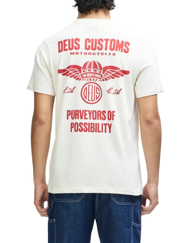Camiseta Deus Ex Machina Cutaway Branca