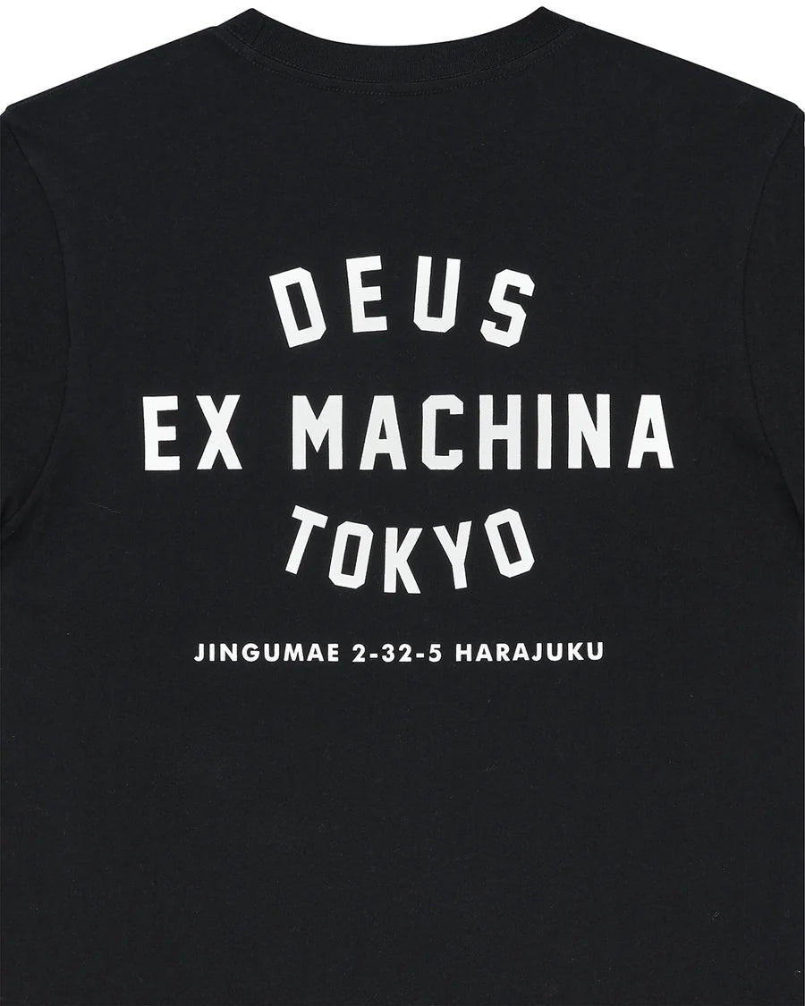 Camiseta Deus Ex Machina Harajuku Helmet Preta