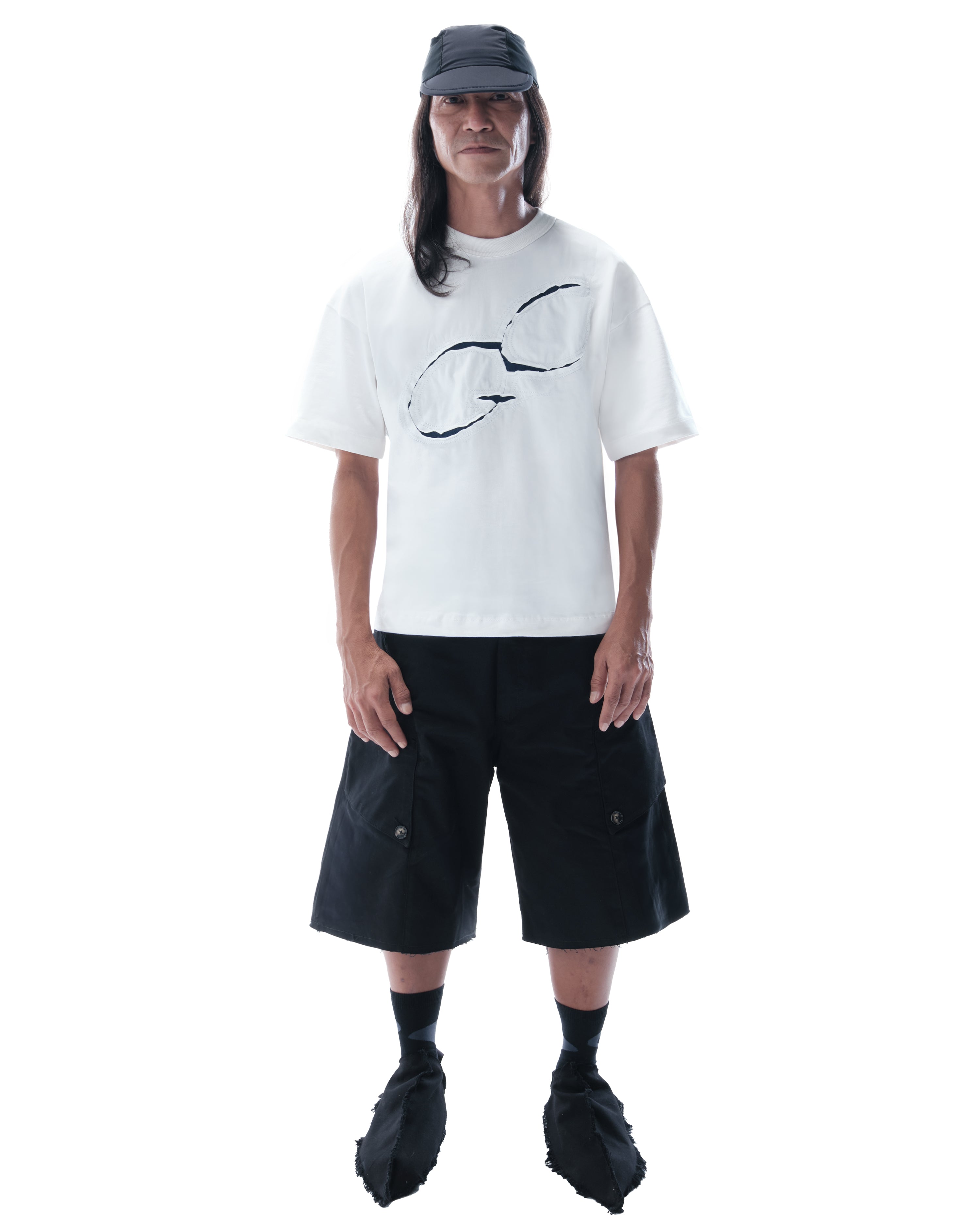 Camiseta Quadro Creations Understitch Off White