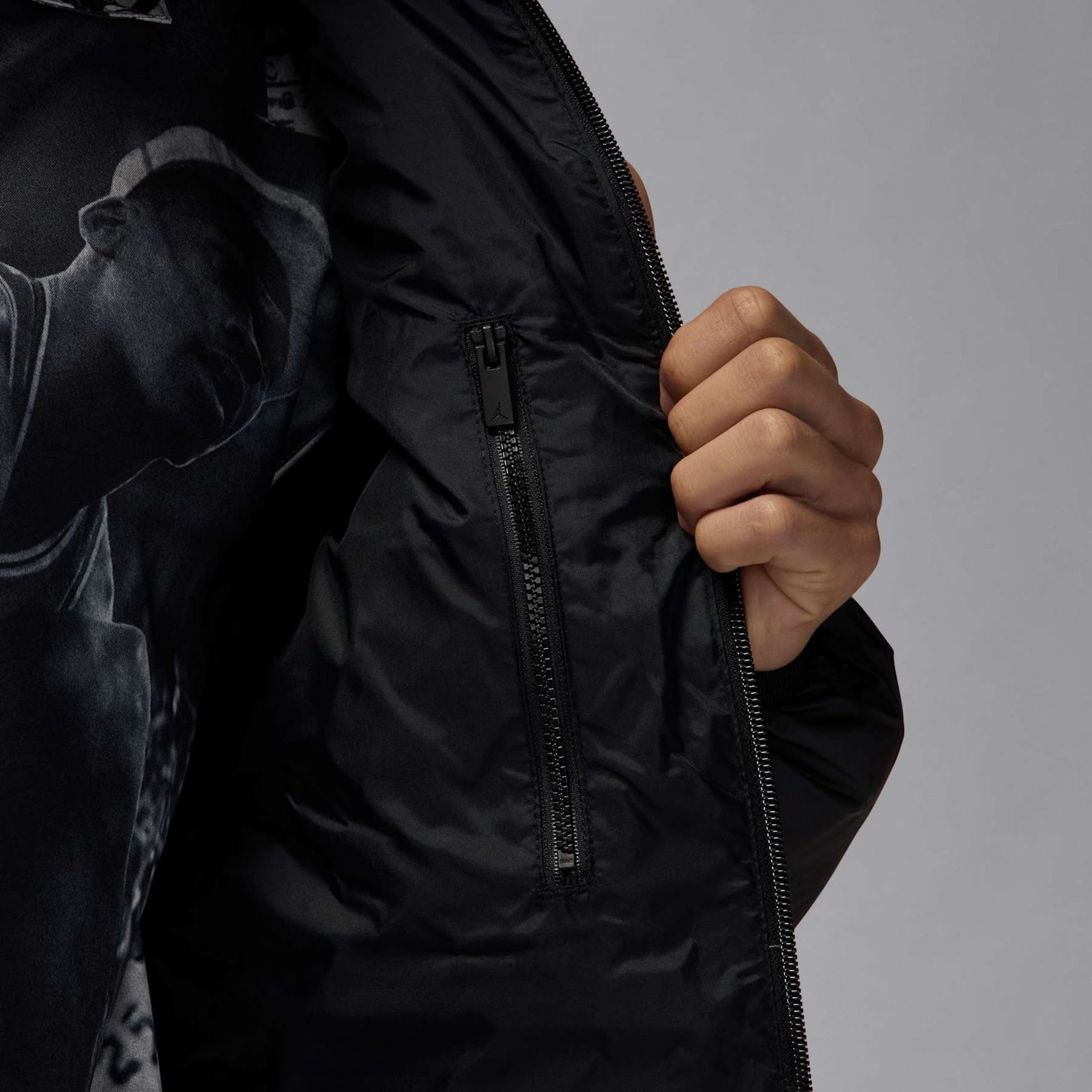 Jaqueta Jordan Brooklyn Puffer Preto
