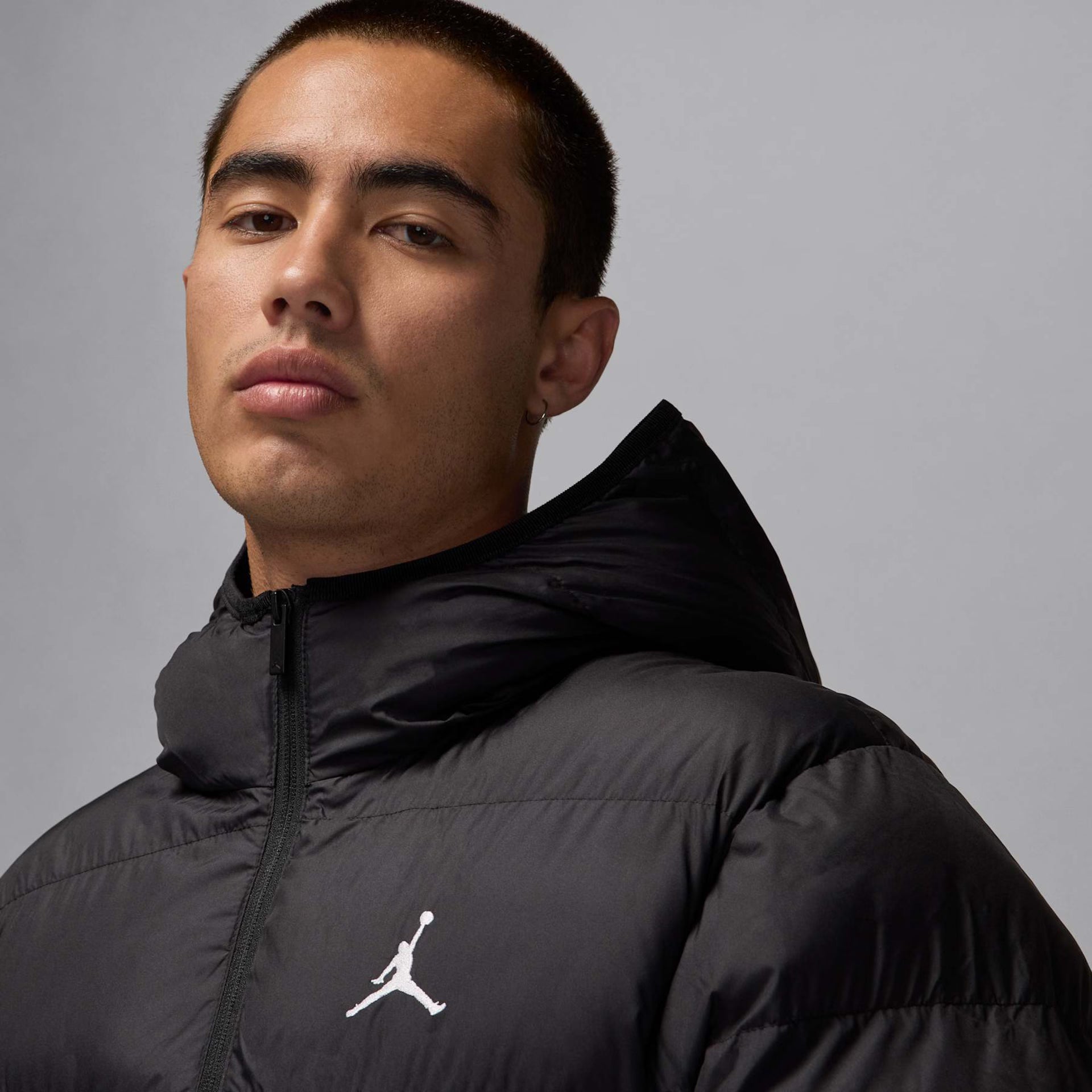 Jaqueta Jordan Brooklyn Puffer Preto