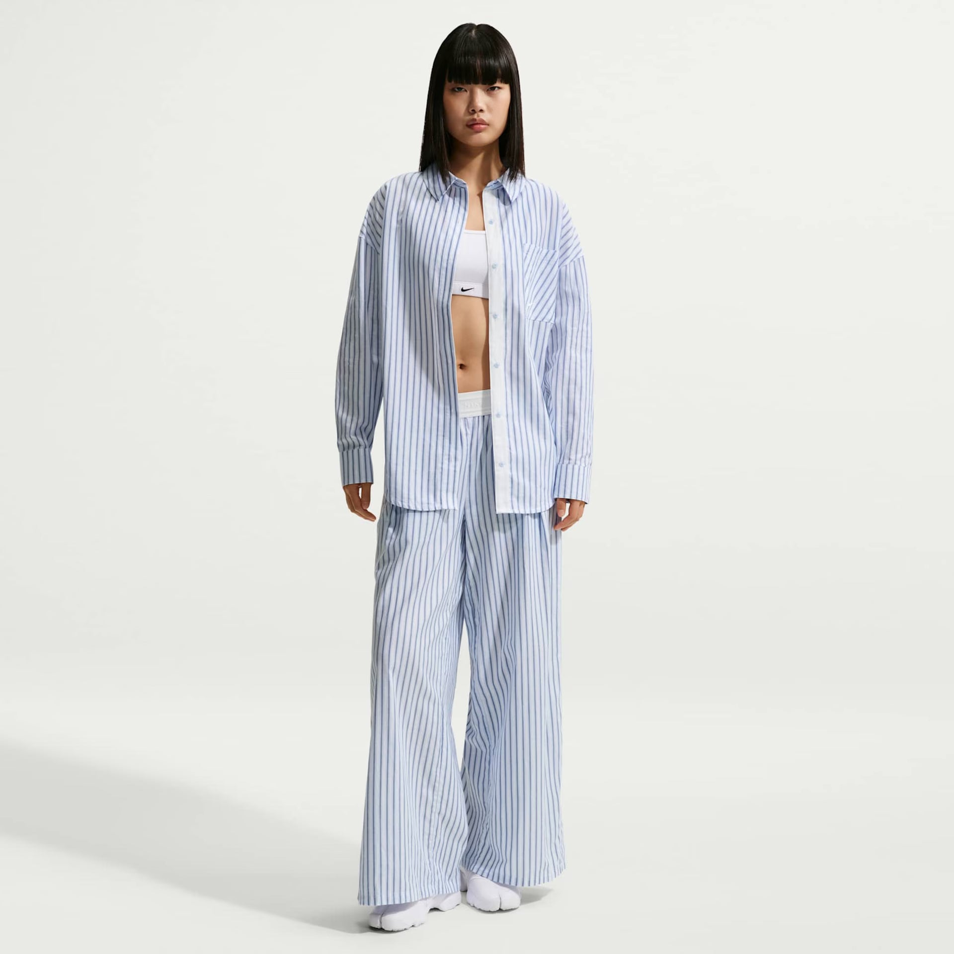 Camisa Nike Sportswear Woven Azul