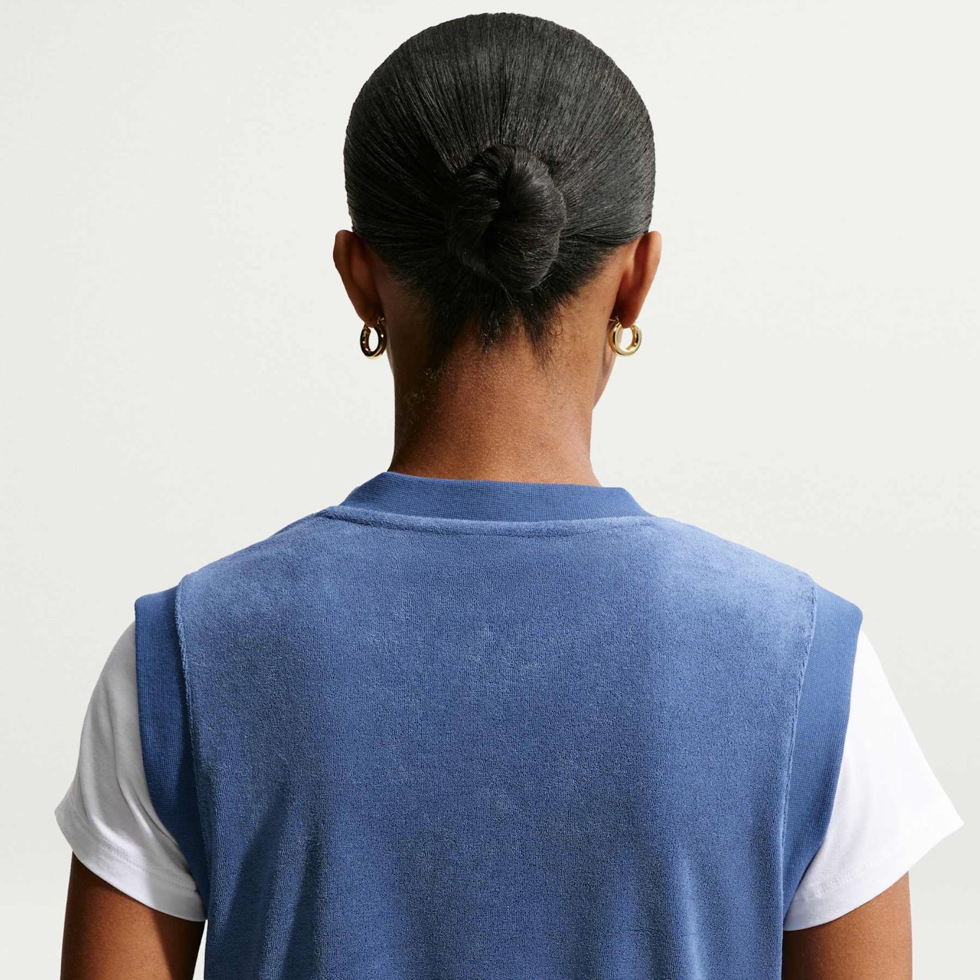 Colete Nike Sportswear Chill Terry Azul