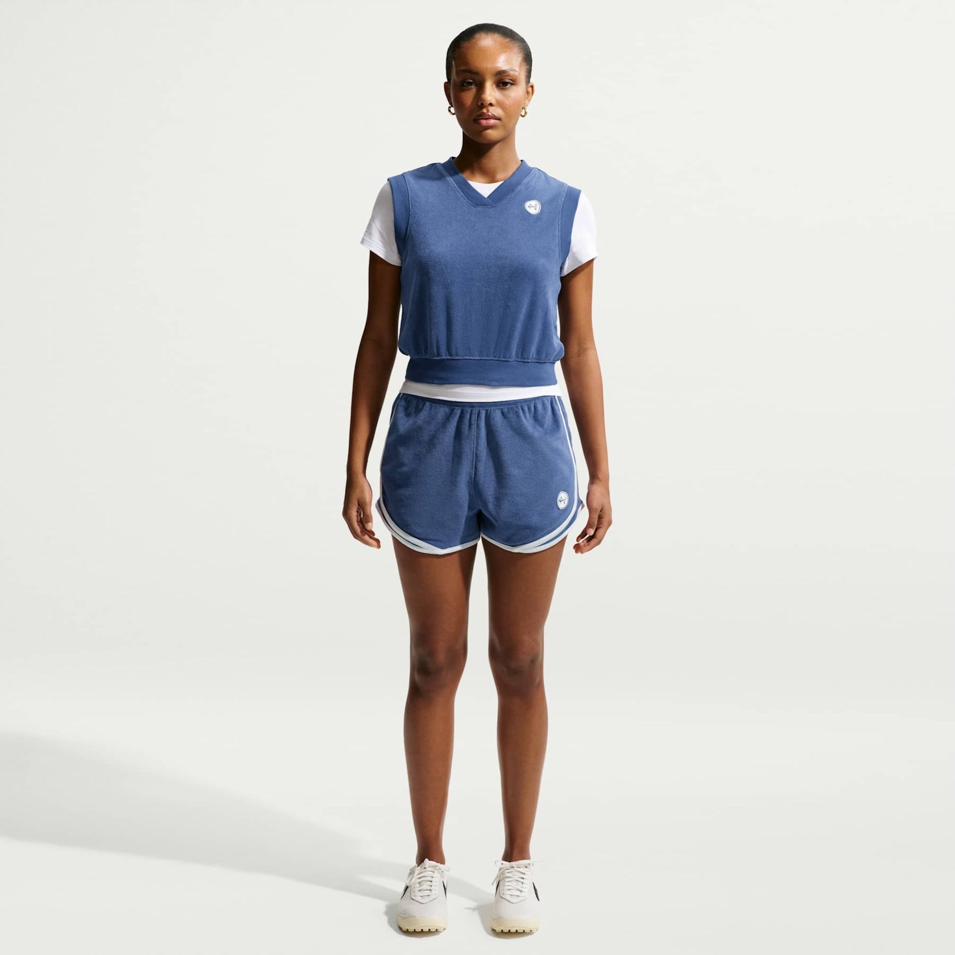 Colete Nike Sportswear Chill Terry Azul