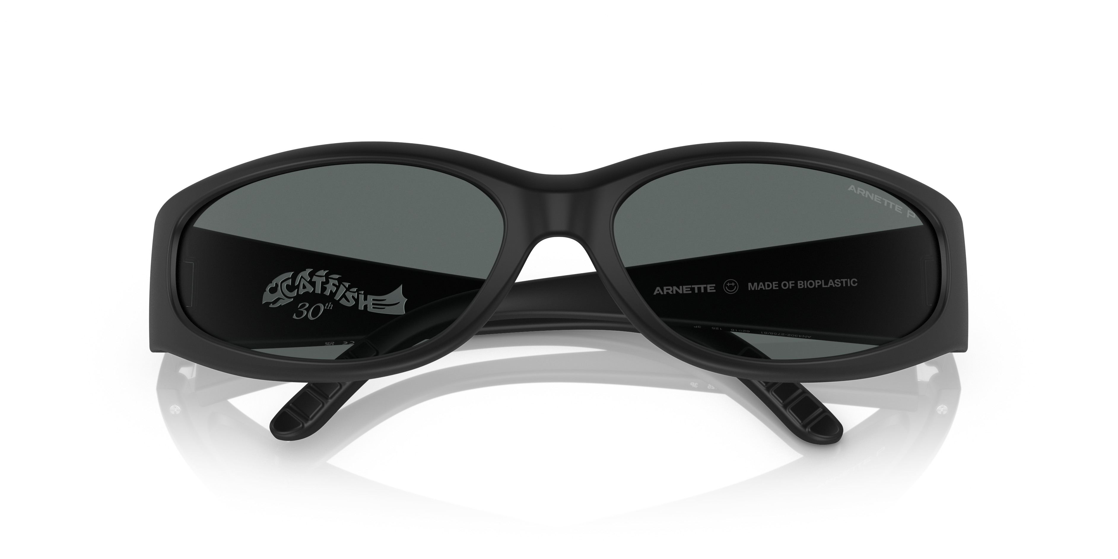 Óculos de Sol Arnette Catfish Preto Fosco