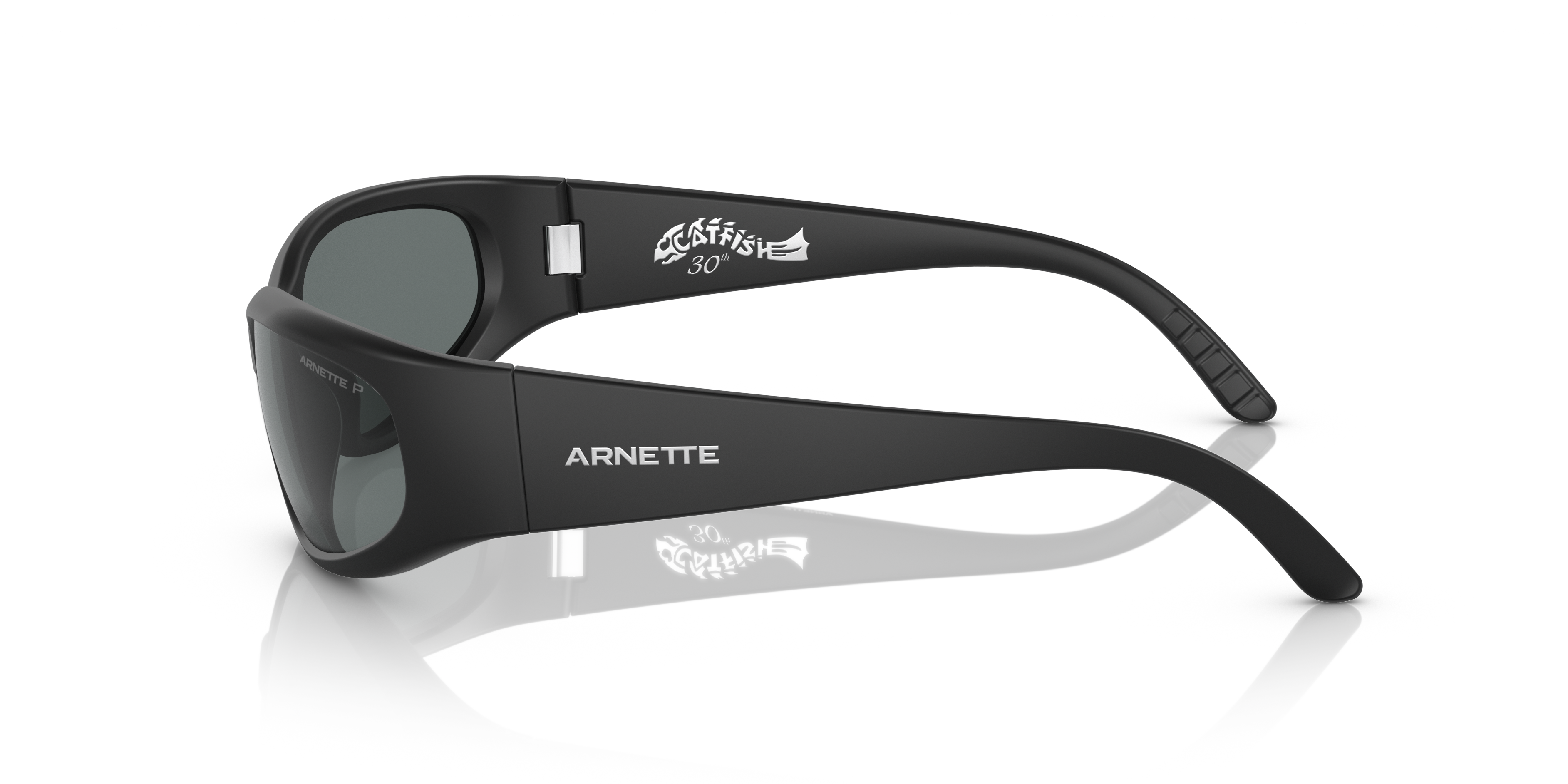 Óculos de Sol Arnette Catfish Preto Fosco