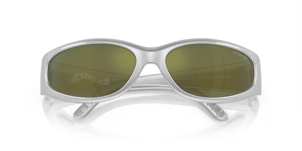Óculos de Sol Arnette Catfish Prata e Verde