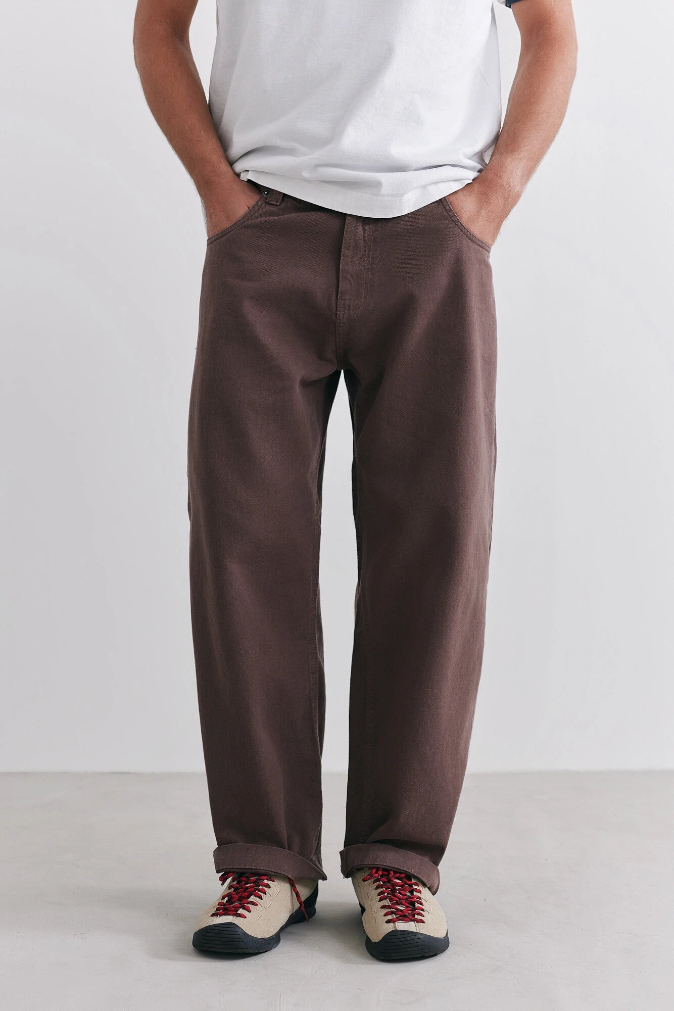 Calça Birden Essential Stoned Marrom