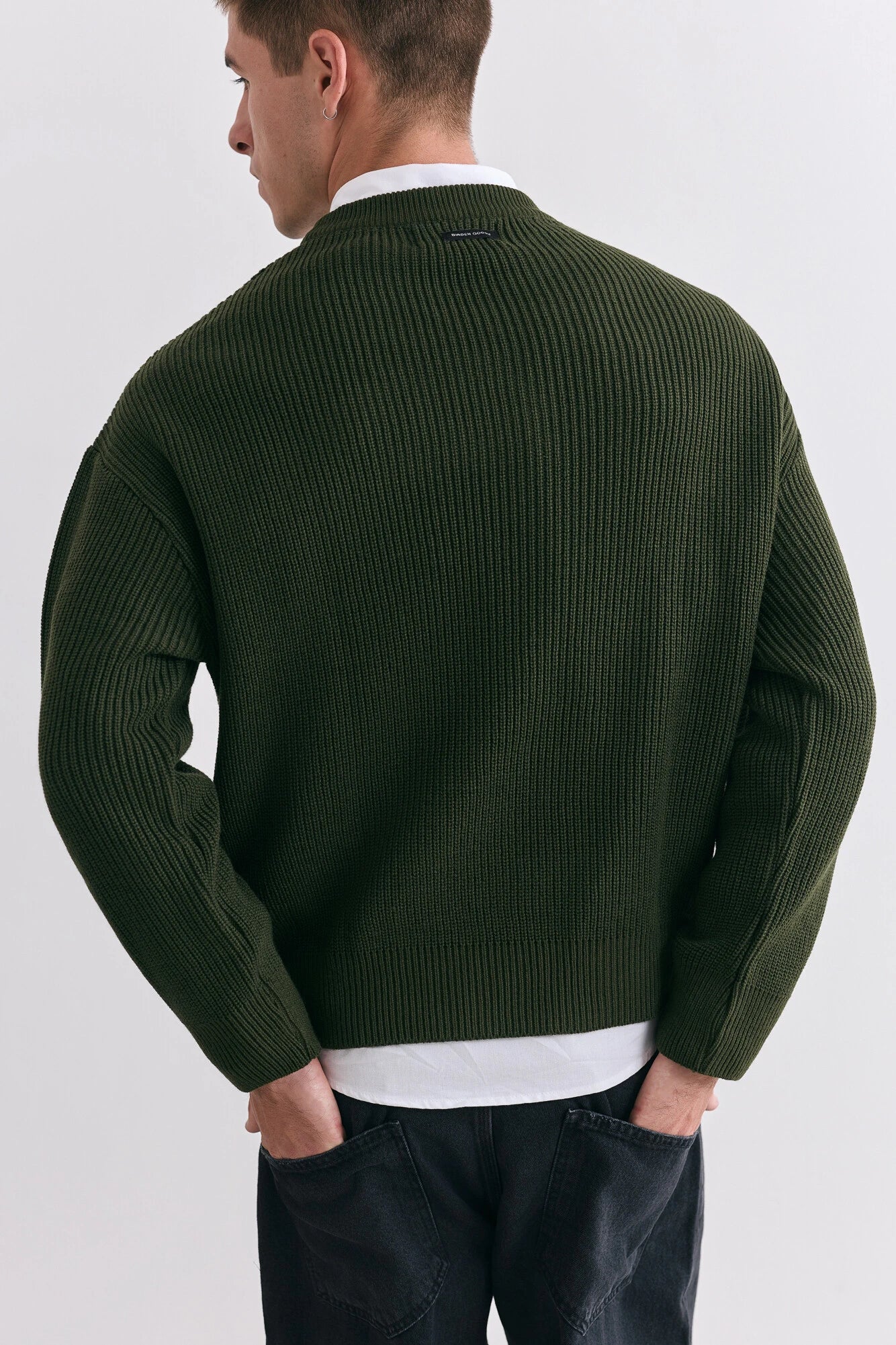 Blusa Birden Tricot Boxy Savage Verde