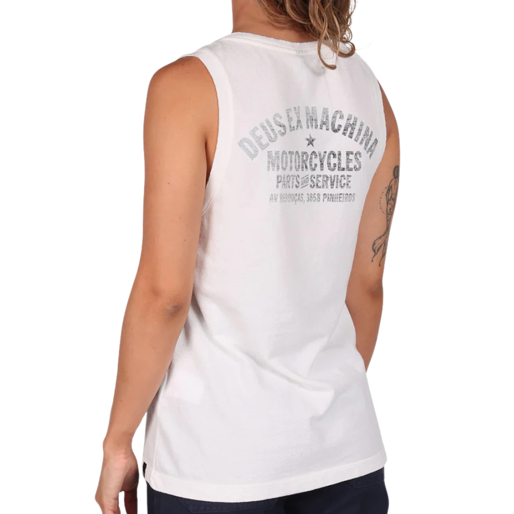Regata Deus Ex Machina Feminina São Paulo Off White