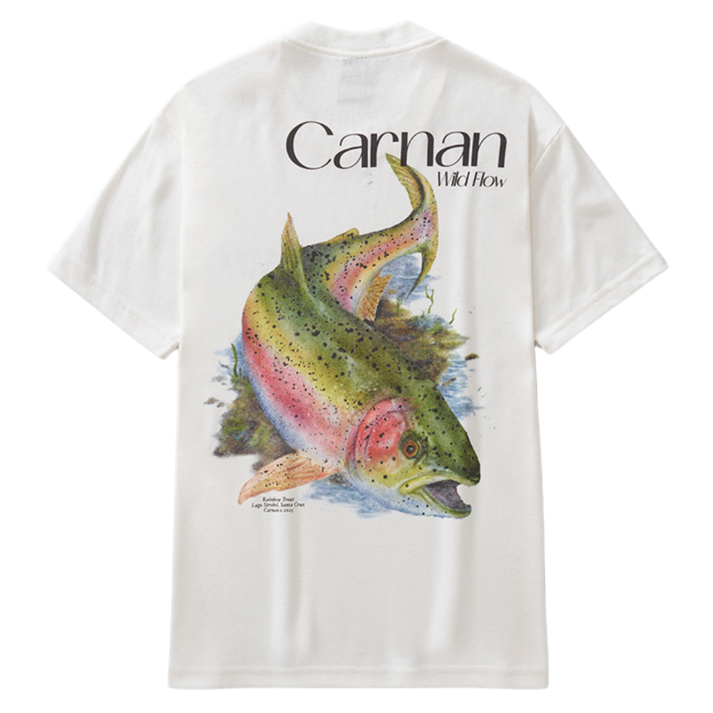 Camiseta Heavy Carnan Fish Off White