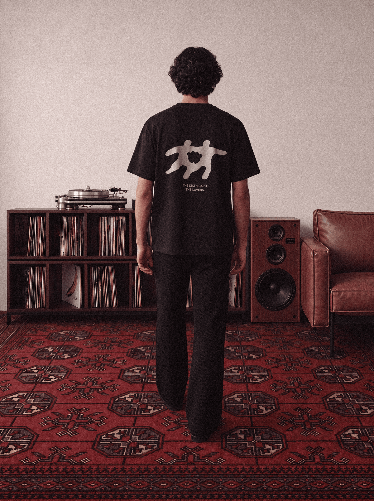 Camiseta Jours de Pluie The Lovers Tee Black Preta