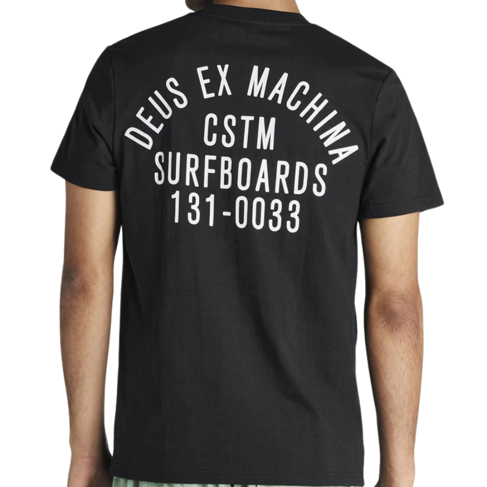 Camiseta Regular Fit Deus Ex Machina Recoil Preta