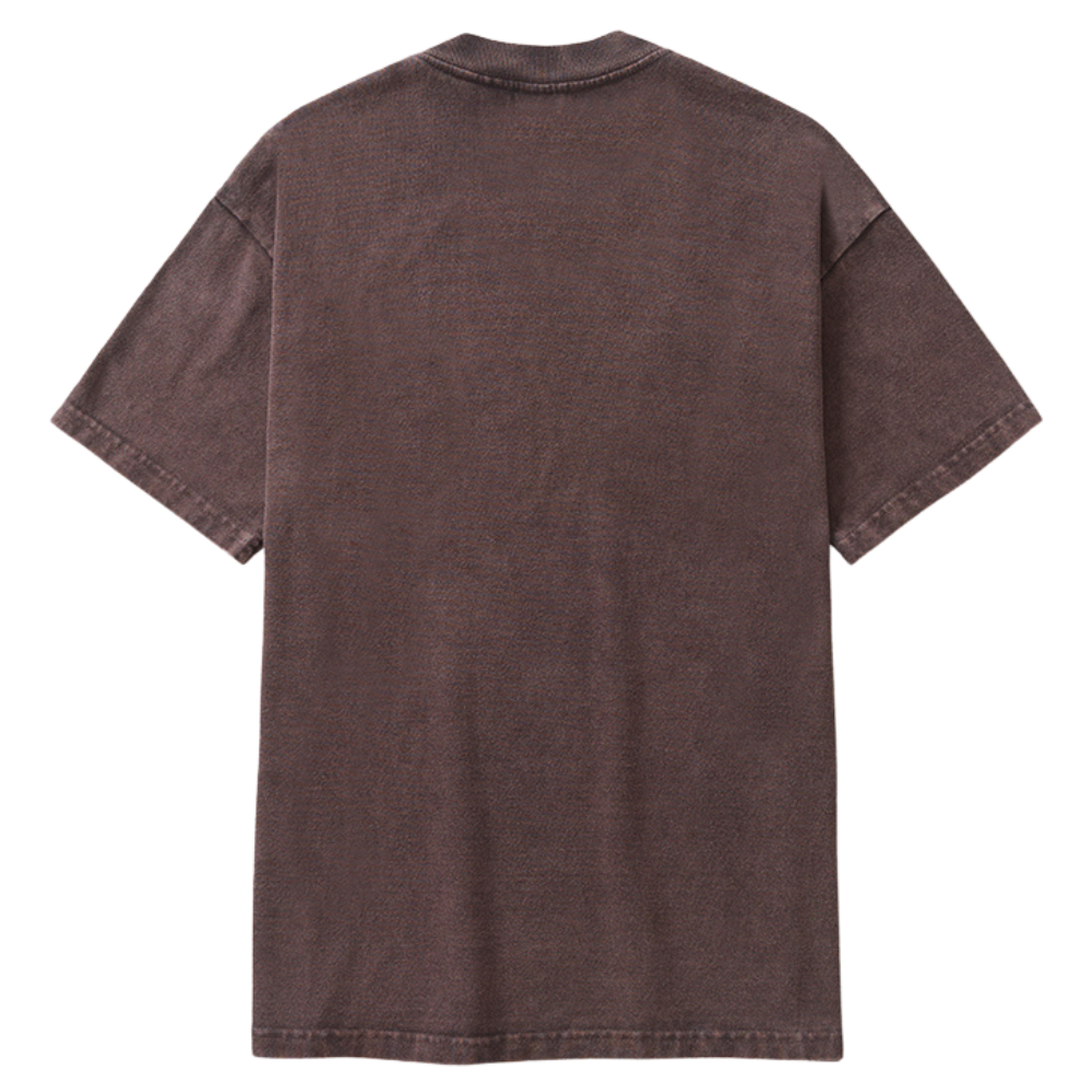 Camiseta Boxy Carnan Marrom Estonado