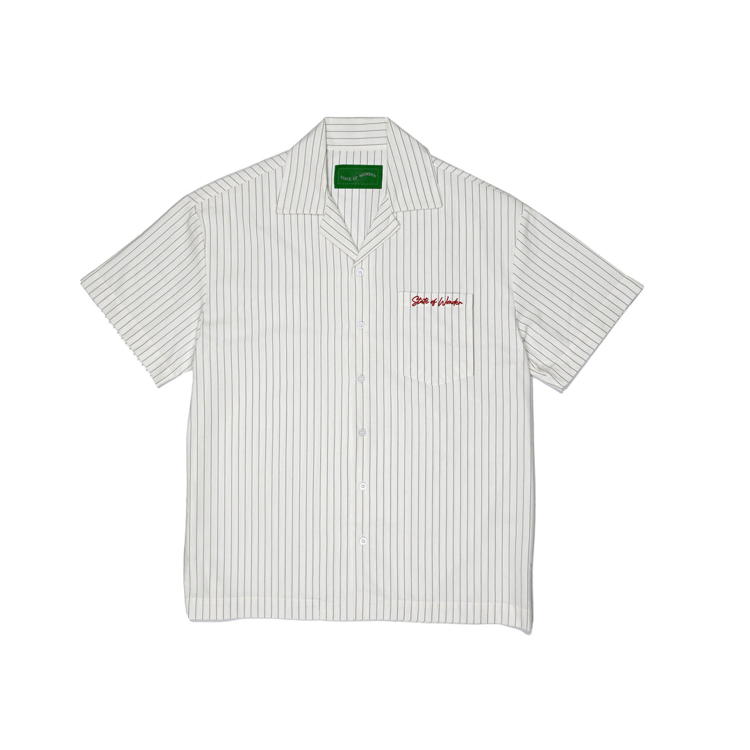 Camisa Sow Boxy Striped Branca