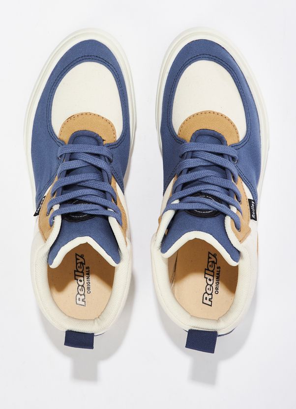 Tênis Studio Multicolor Índigo e Camel