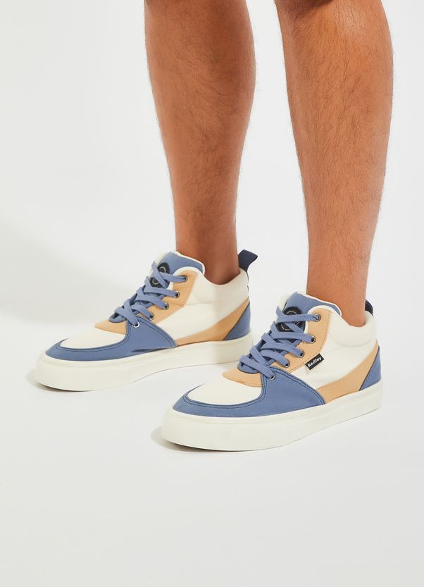 Tênis Studio Multicolor Índigo e Camel