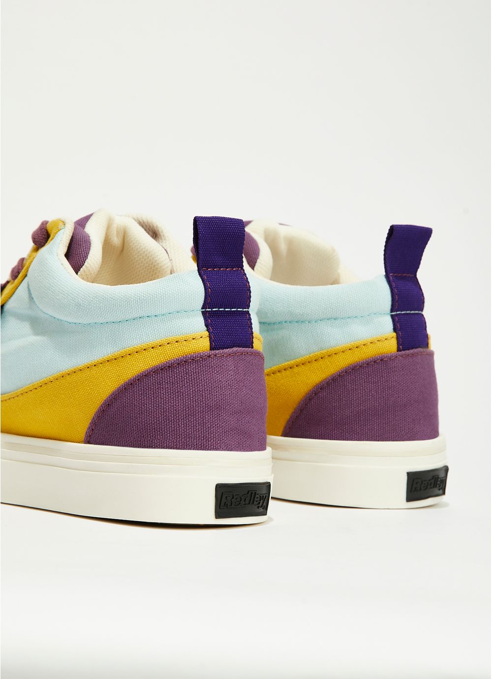 Tênis Redley Studio Multicolor Roxo e Mostarda