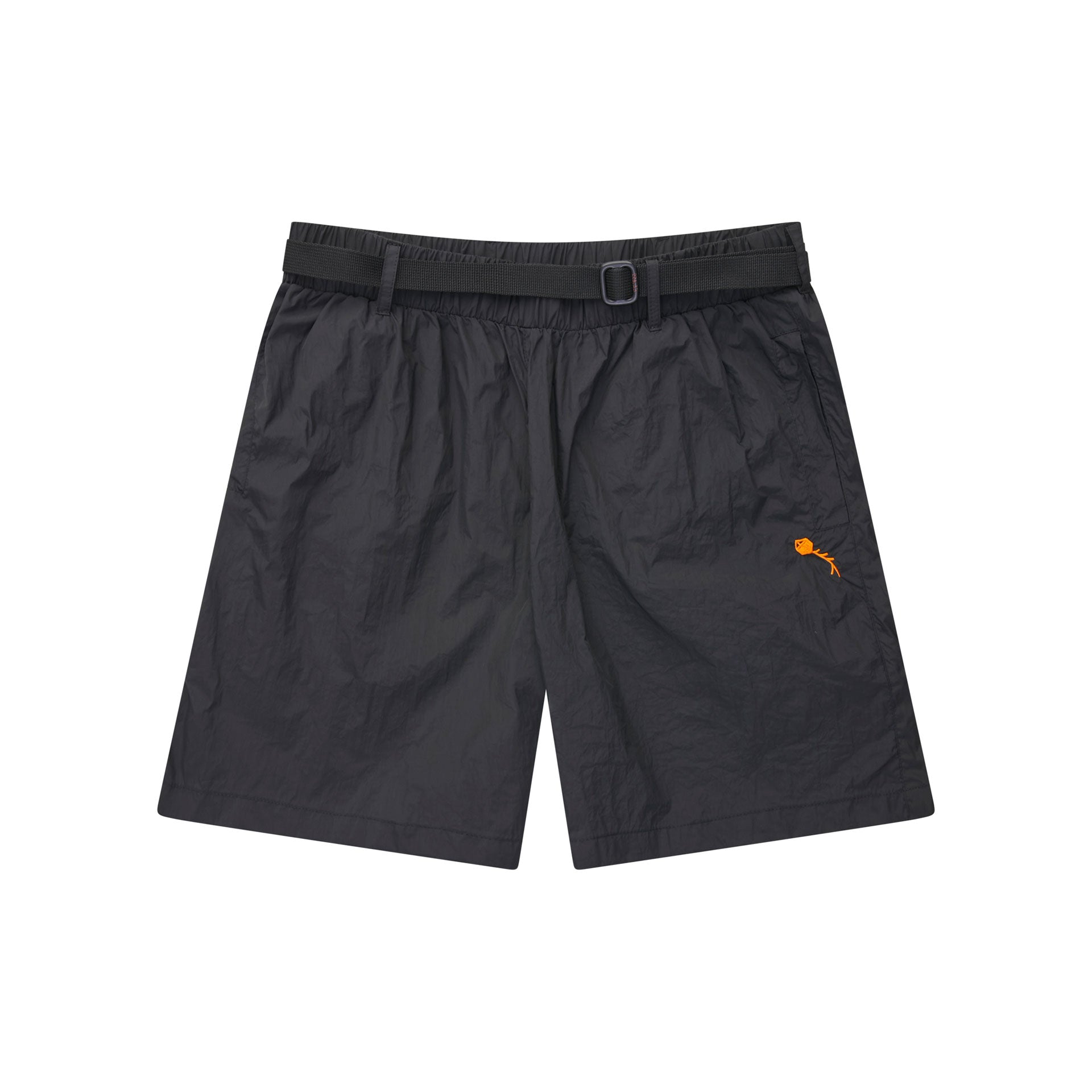 Shorts Classic Class Pipa Preto e Laranja