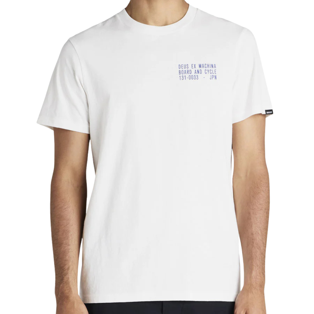 Camiseta Regular Fit Deus Ex Machina Recoil Off White