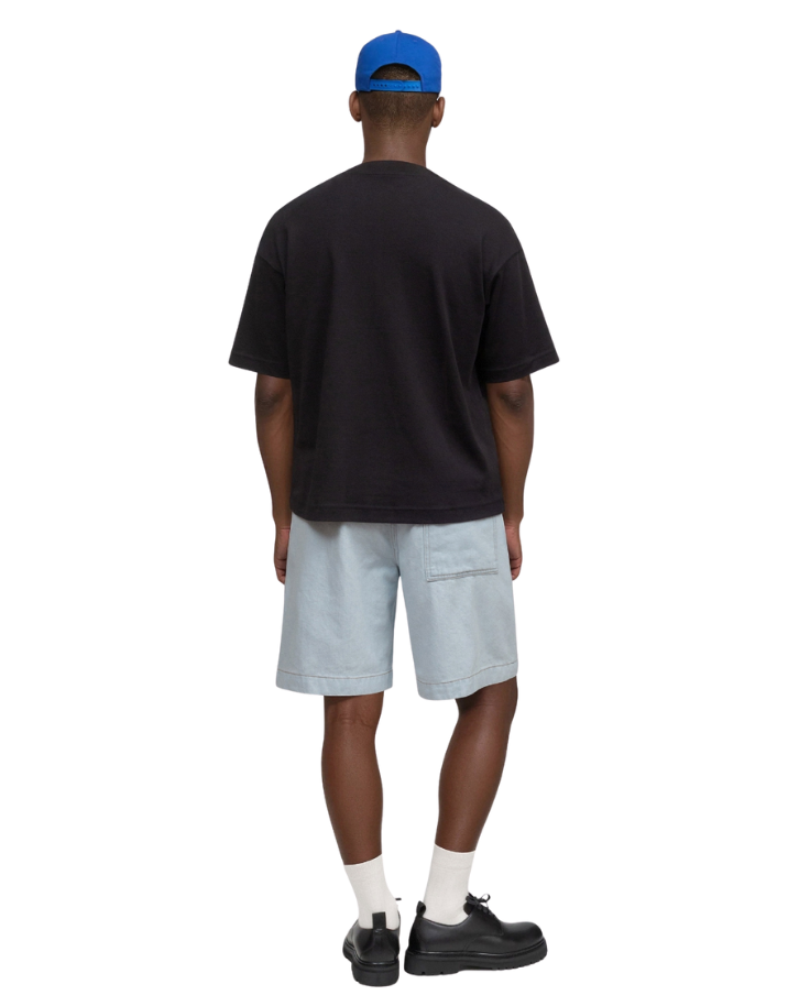 Bermuda Baggy Jeans Saint Stutdio Azul Clara