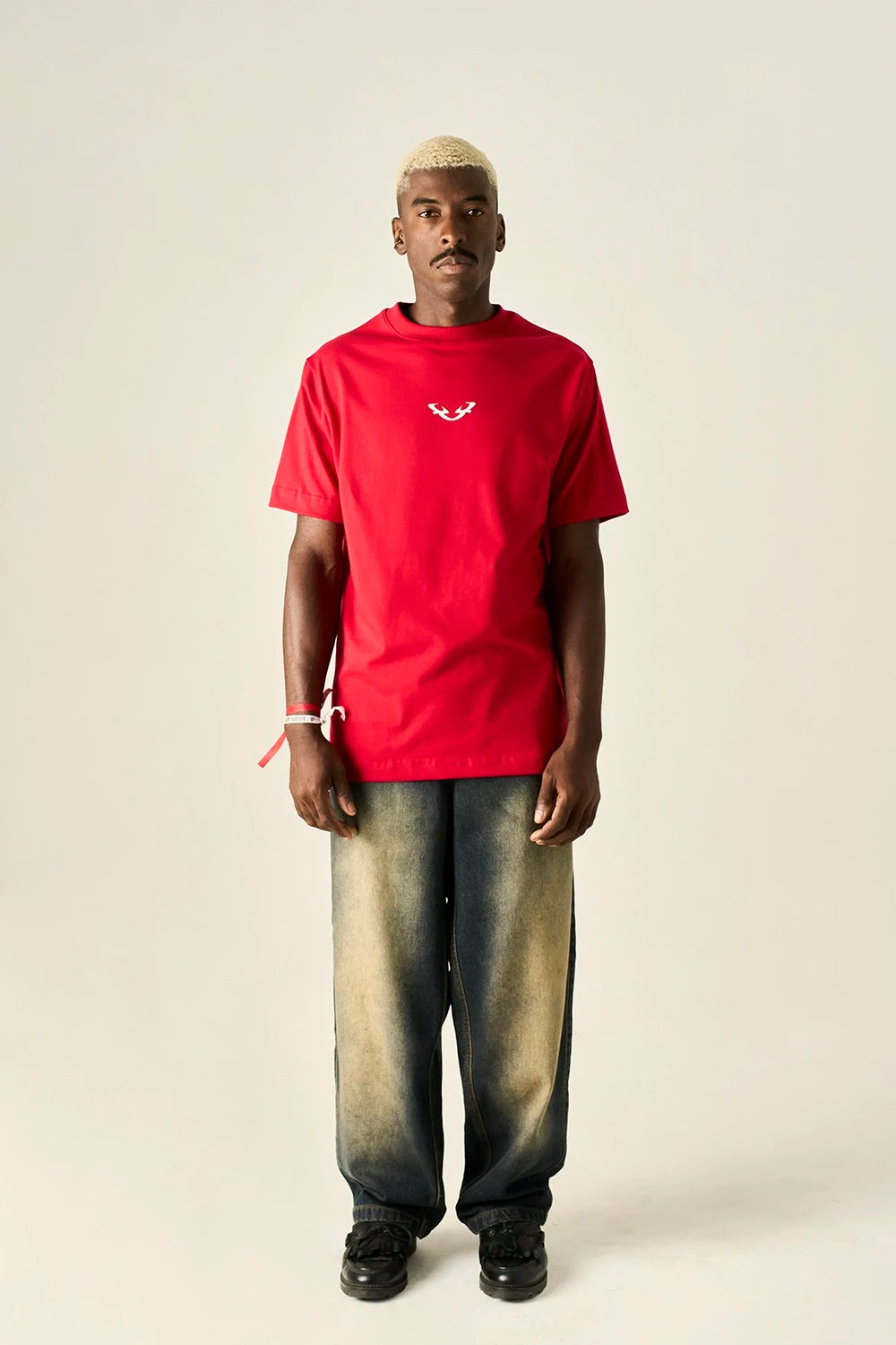 Camiseta Barra Crew Reflexo Institucional Vermelha