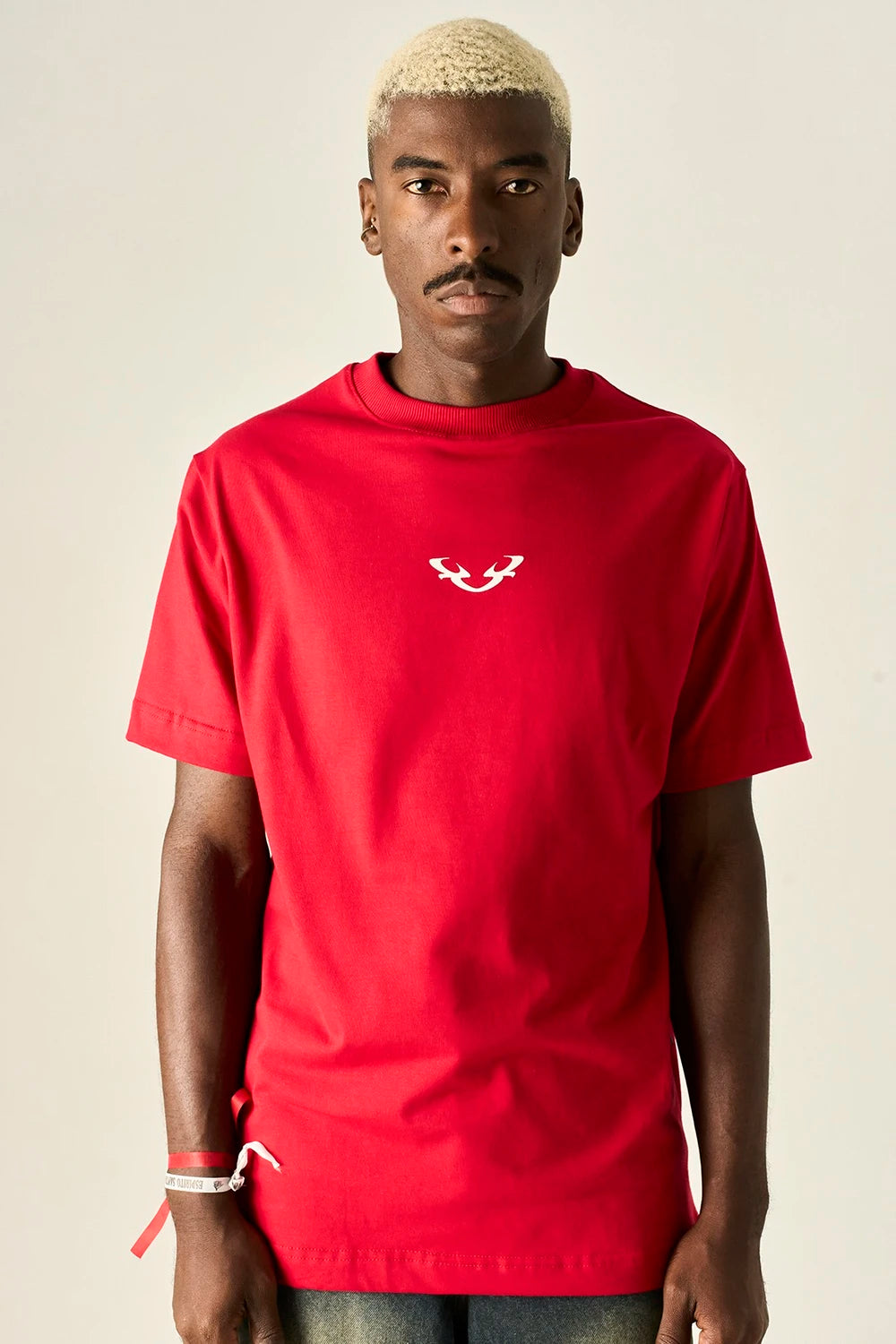 Camiseta Barra Crew Reflexo Institucional Vermelha