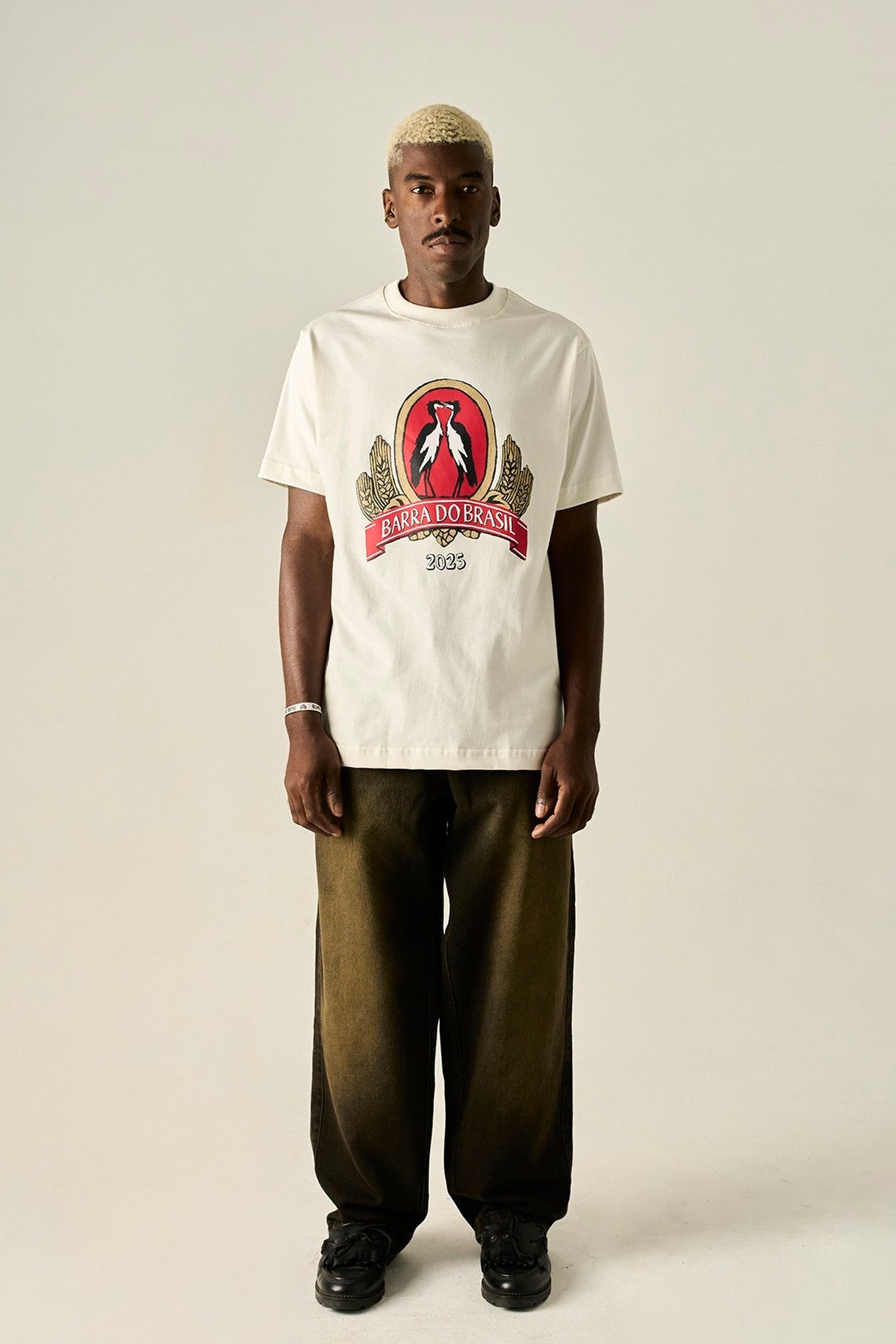 Camisa Barra Crew do Brasil Souvenir Off White
