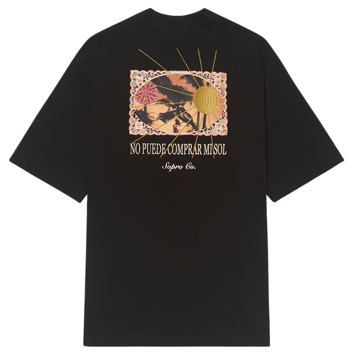 Camiseta Oversized Sopro Retrato de Sol