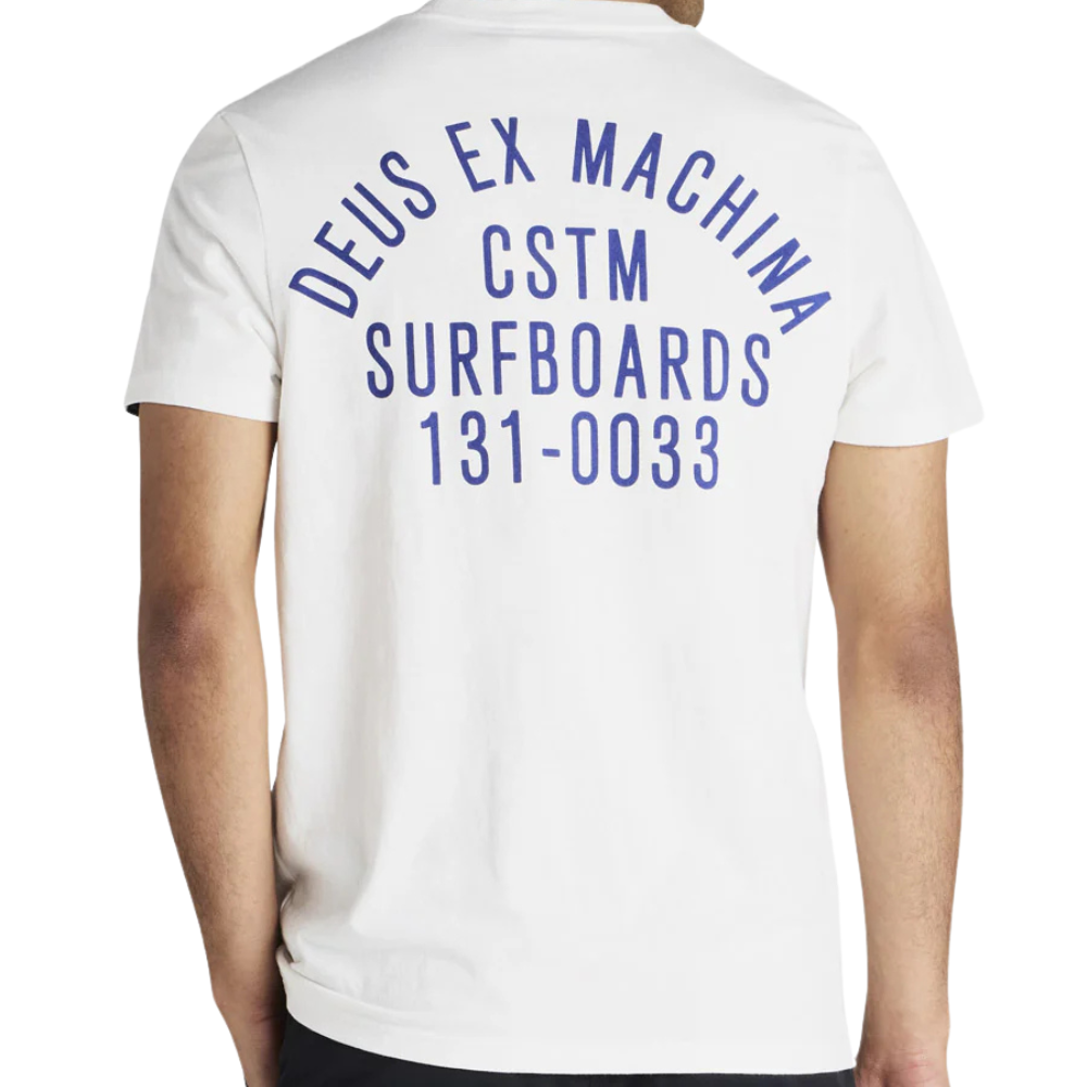 Camiseta Regular Fit Deus Ex Machina Recoil Off White