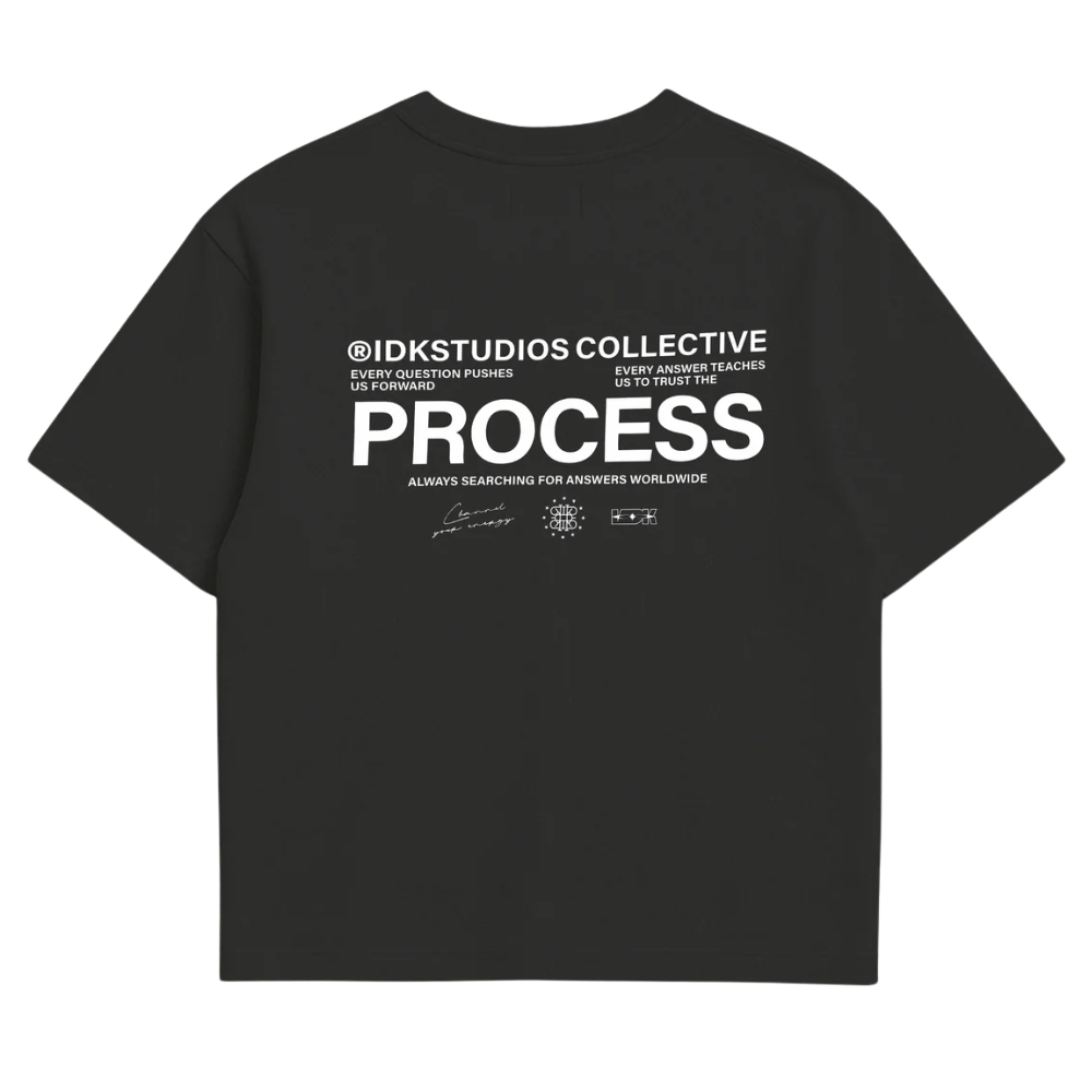 Camiseta Boxy IDK Trust The Process