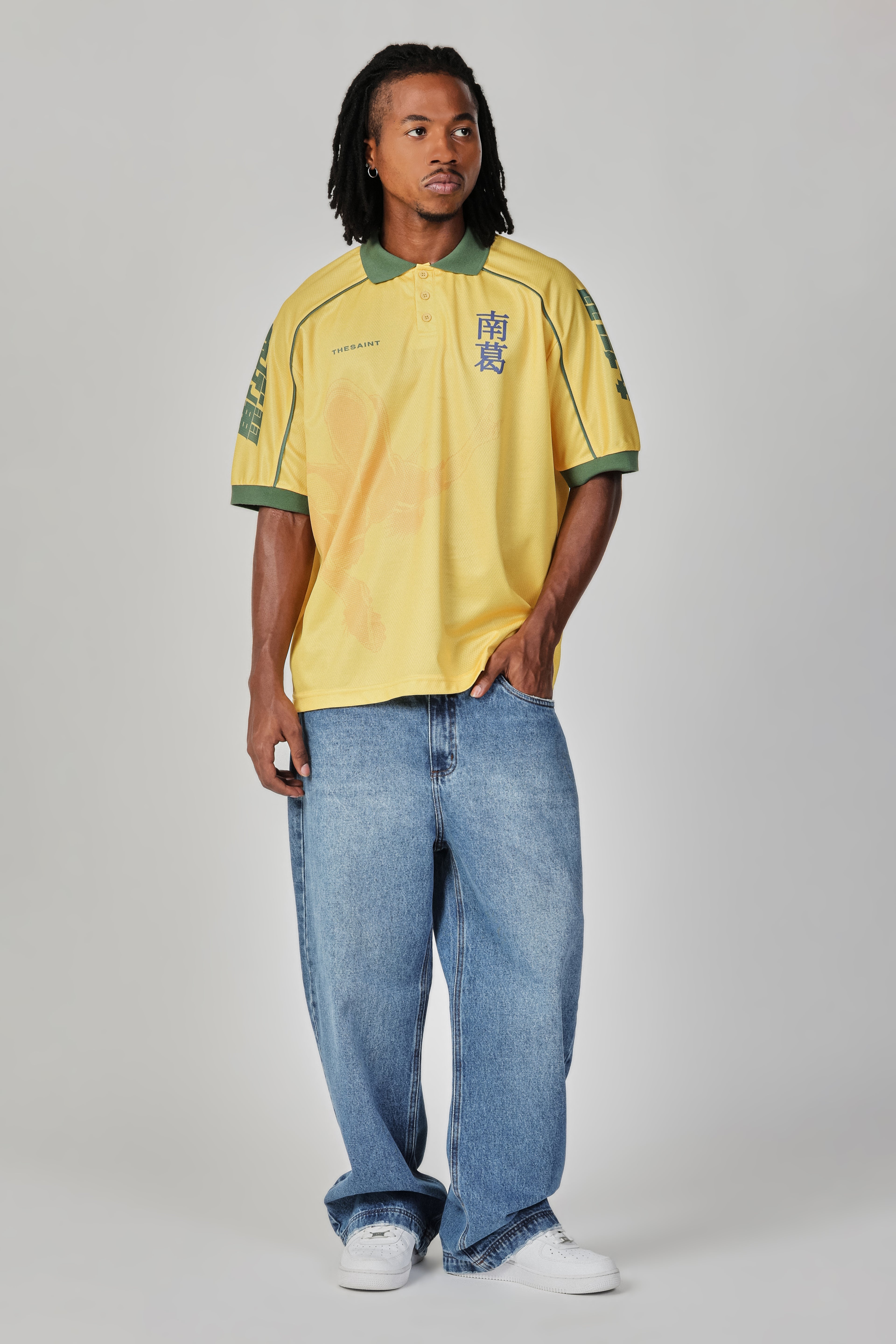 Camiseta Polo The Saint Ozora Brasil Jersey Amarela