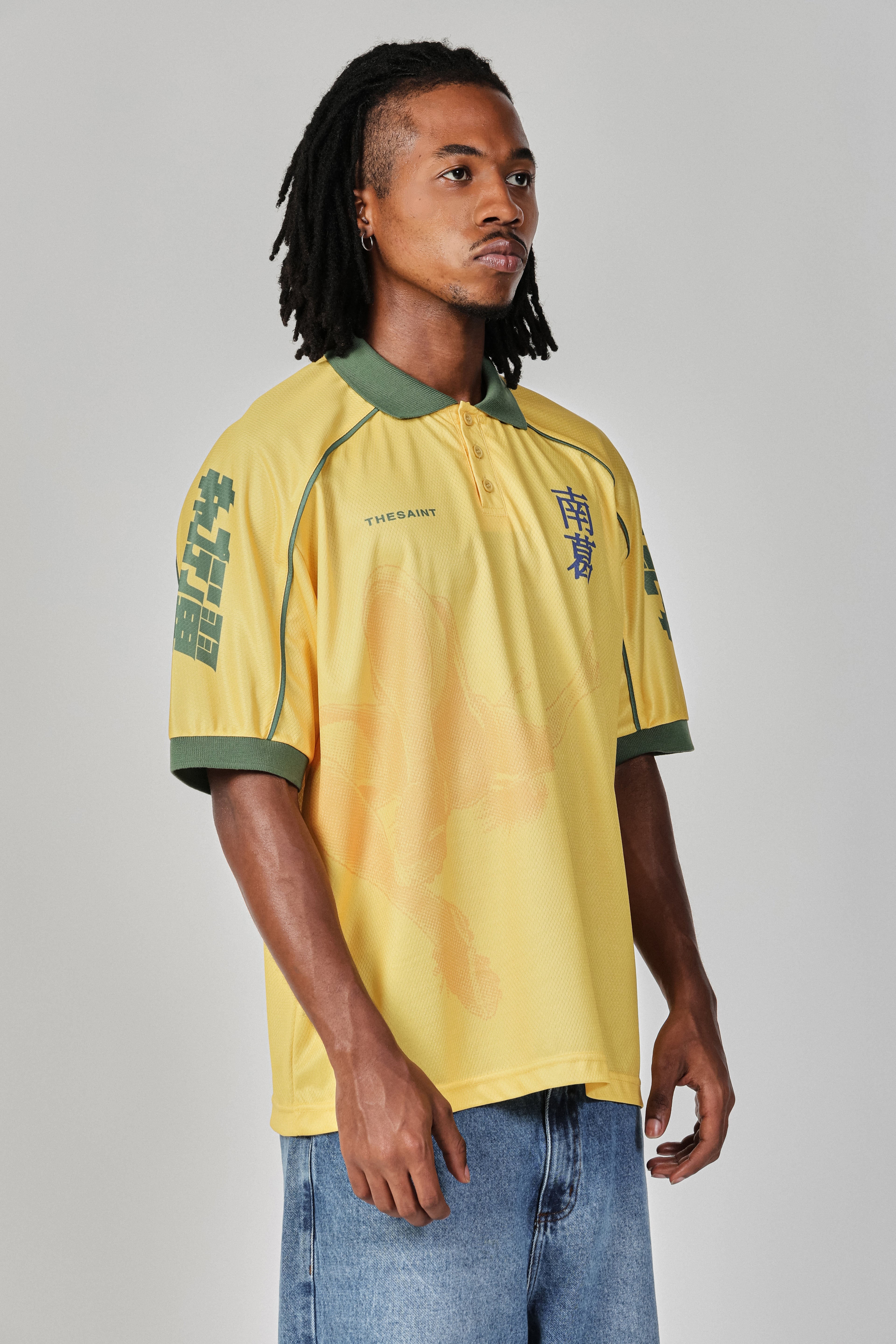 Camiseta Polo The Saint Ozora Brasil Jersey Amarela