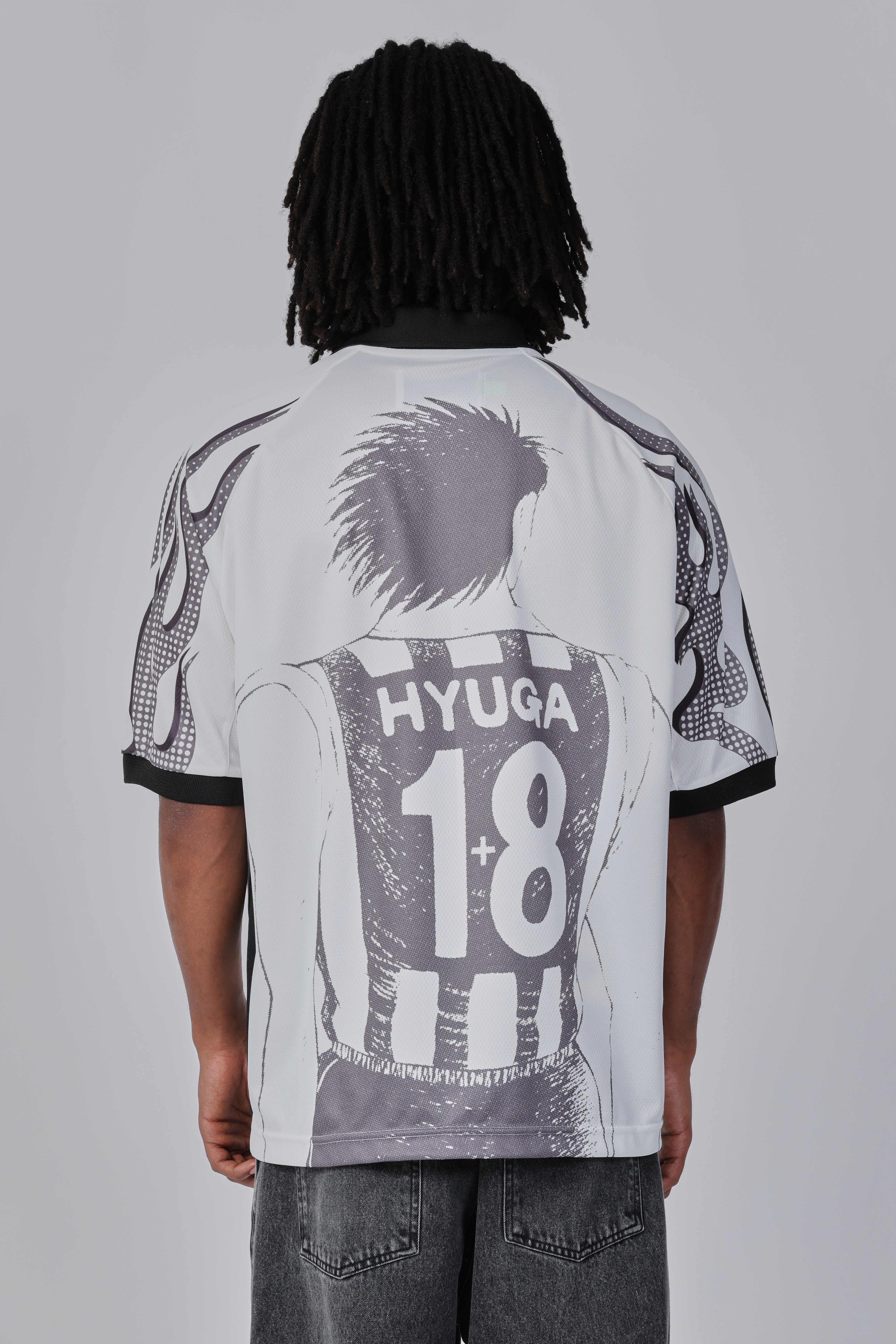 Camiseta Polo The Saint Hyuga Soccer Jersey Branca