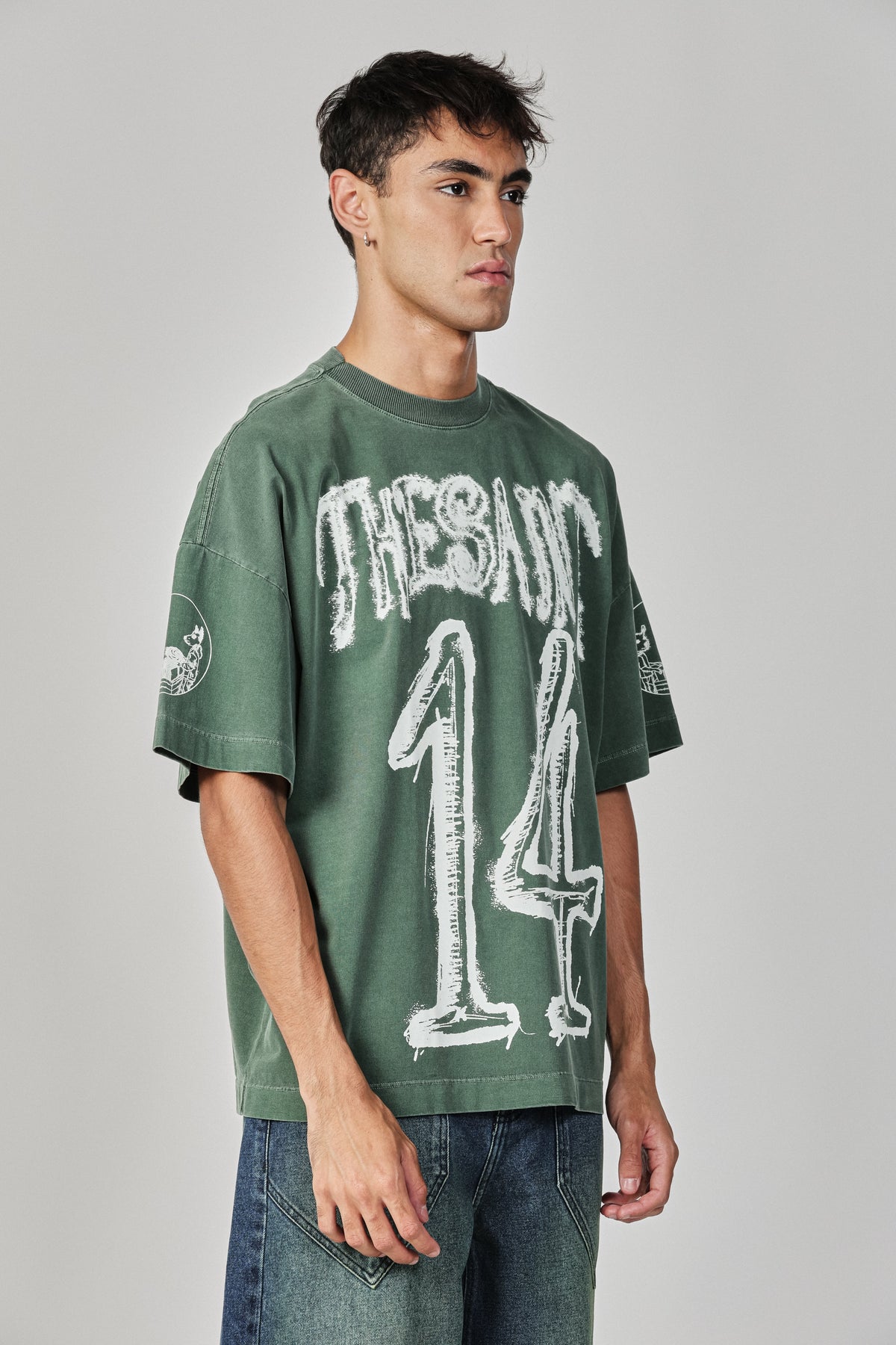 Camiseta TheSaint 14 Blur Verde