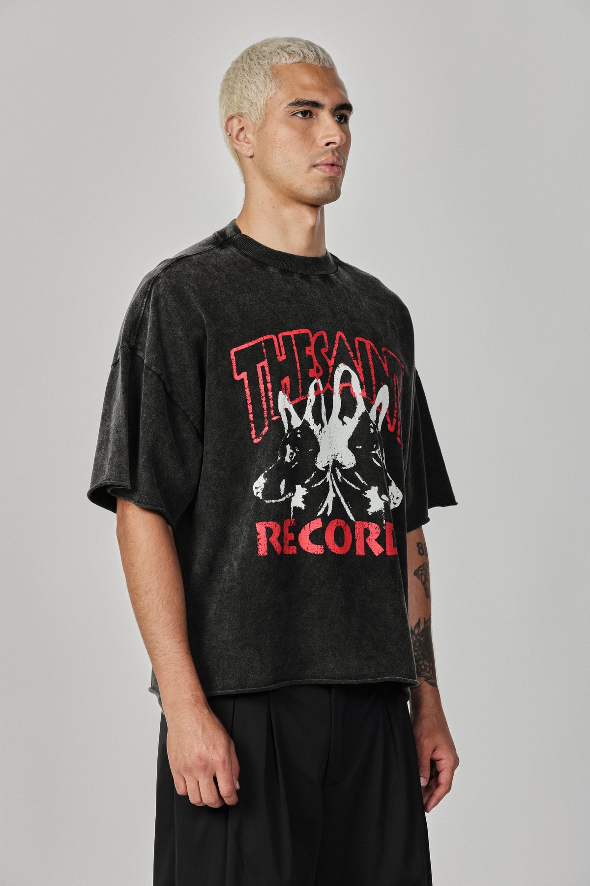 Camiseta The Saint Boxy Records Preta