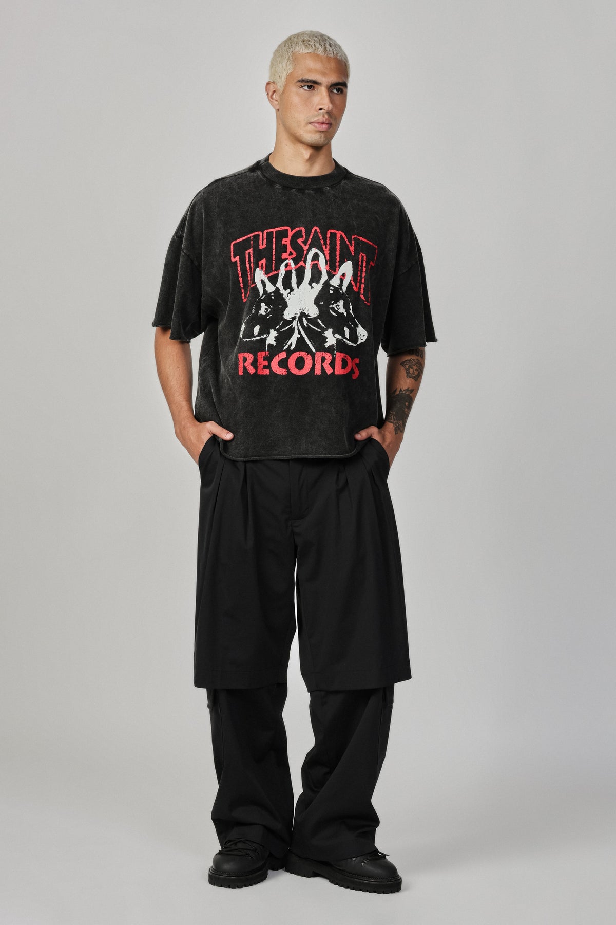 Camiseta The Saint Boxy Records Preta