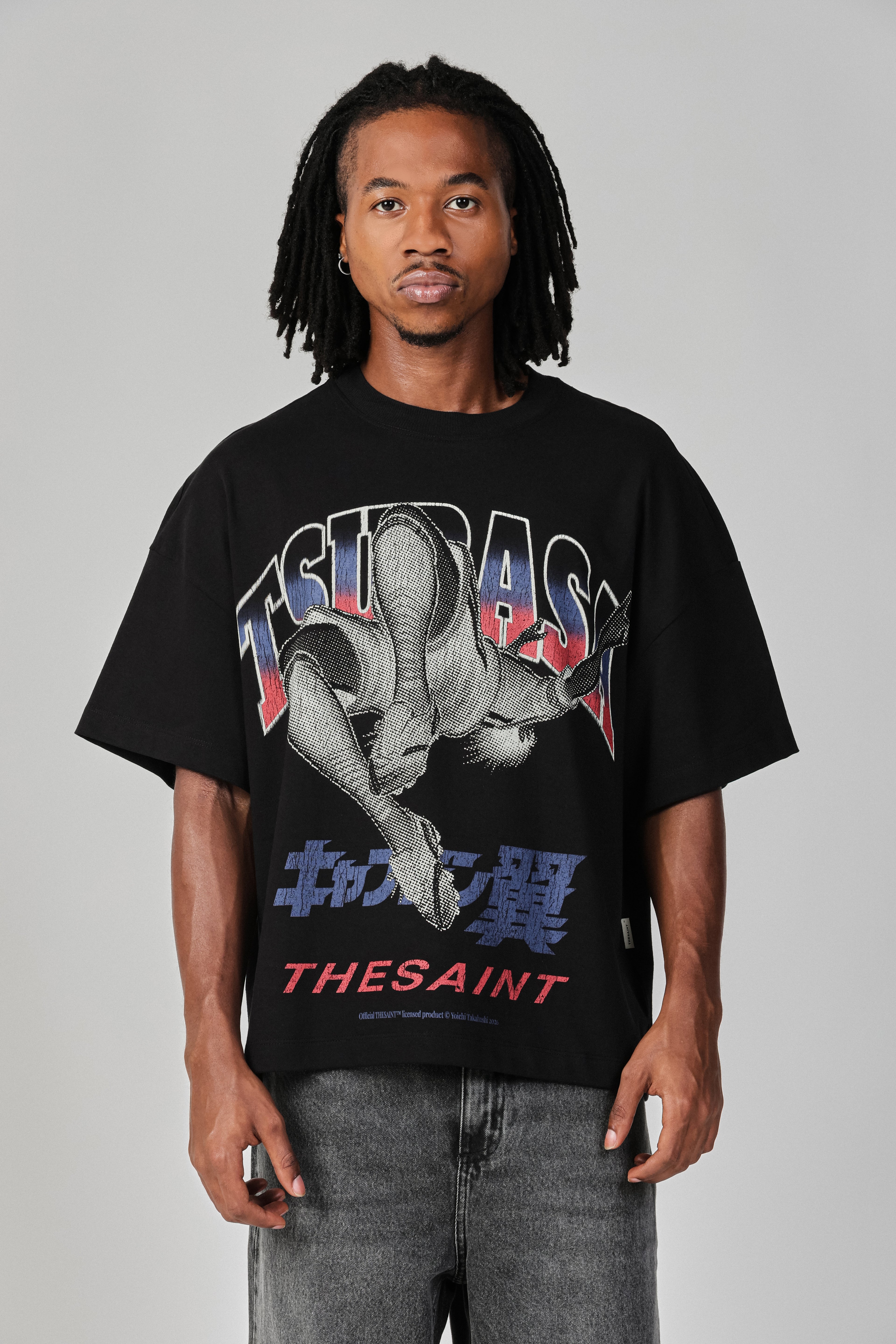 Camiseta The Saint Big Overhead Kick Preta