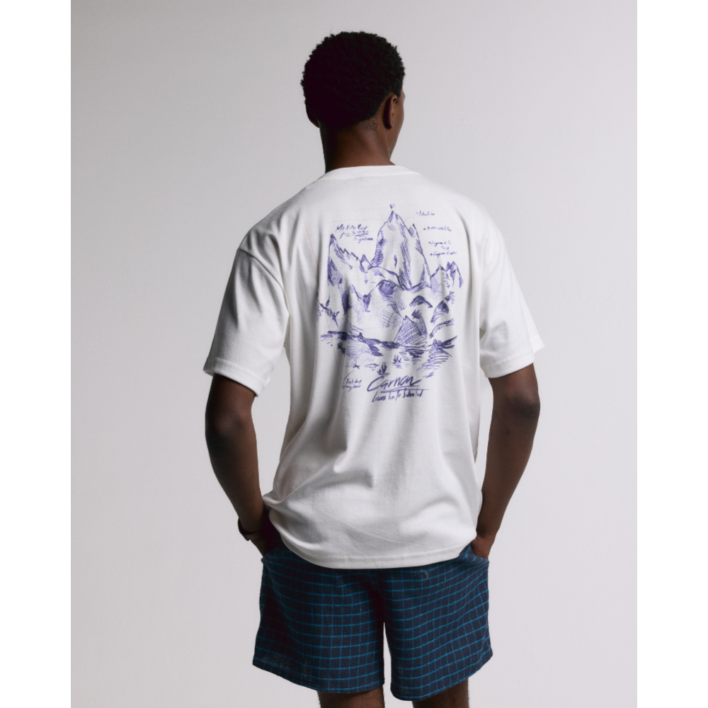 Camiseta Heavy Carnan Pen Drawing Off White