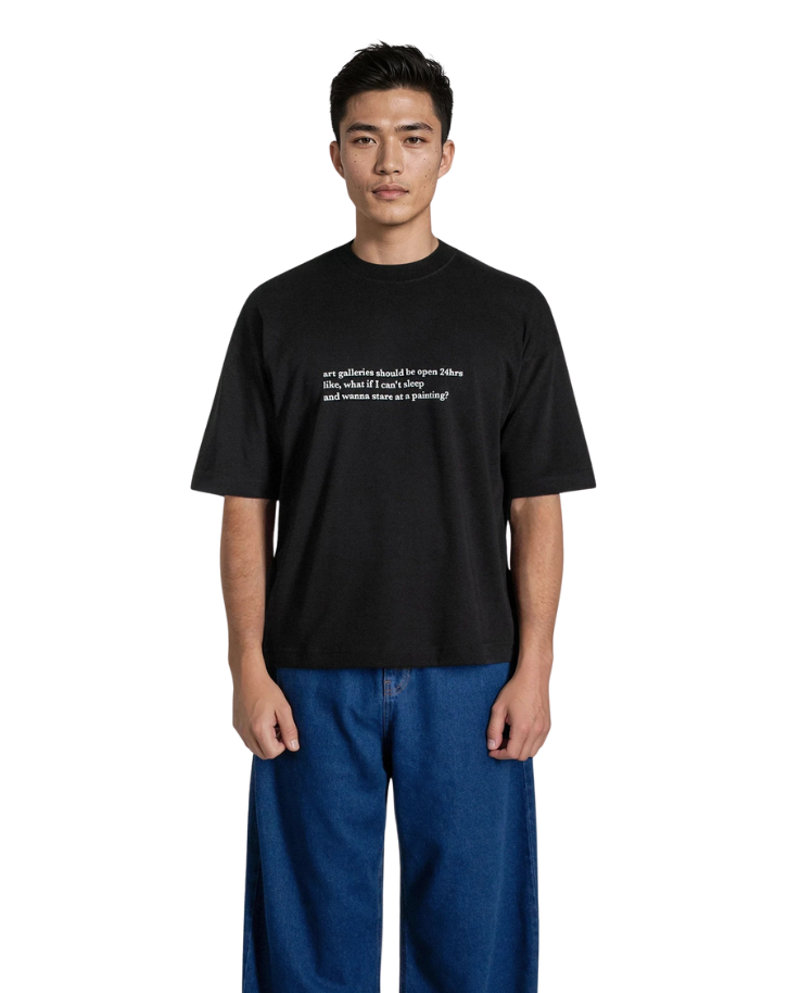 Camiseta Boxy Saint Studio Supima Art Galleries