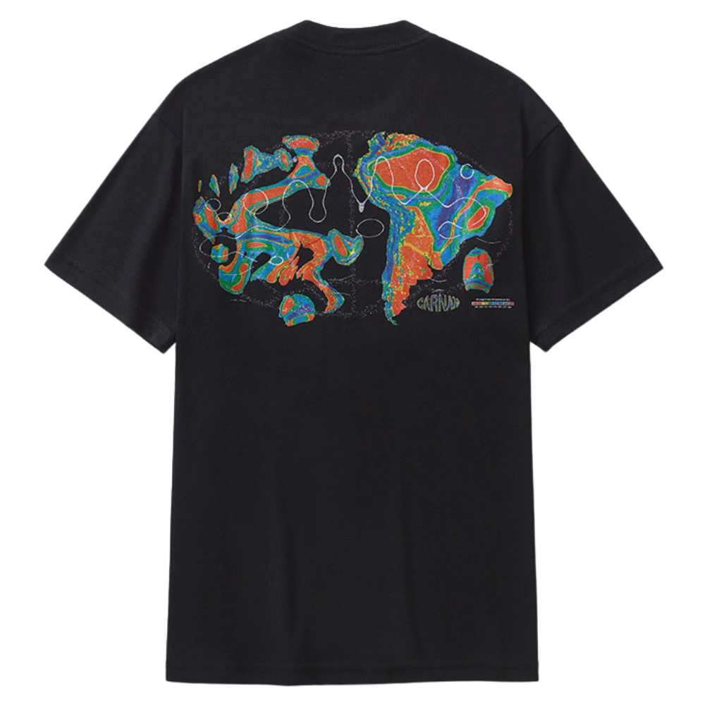 Camiseta Heavy Carnan Heat Map Preta