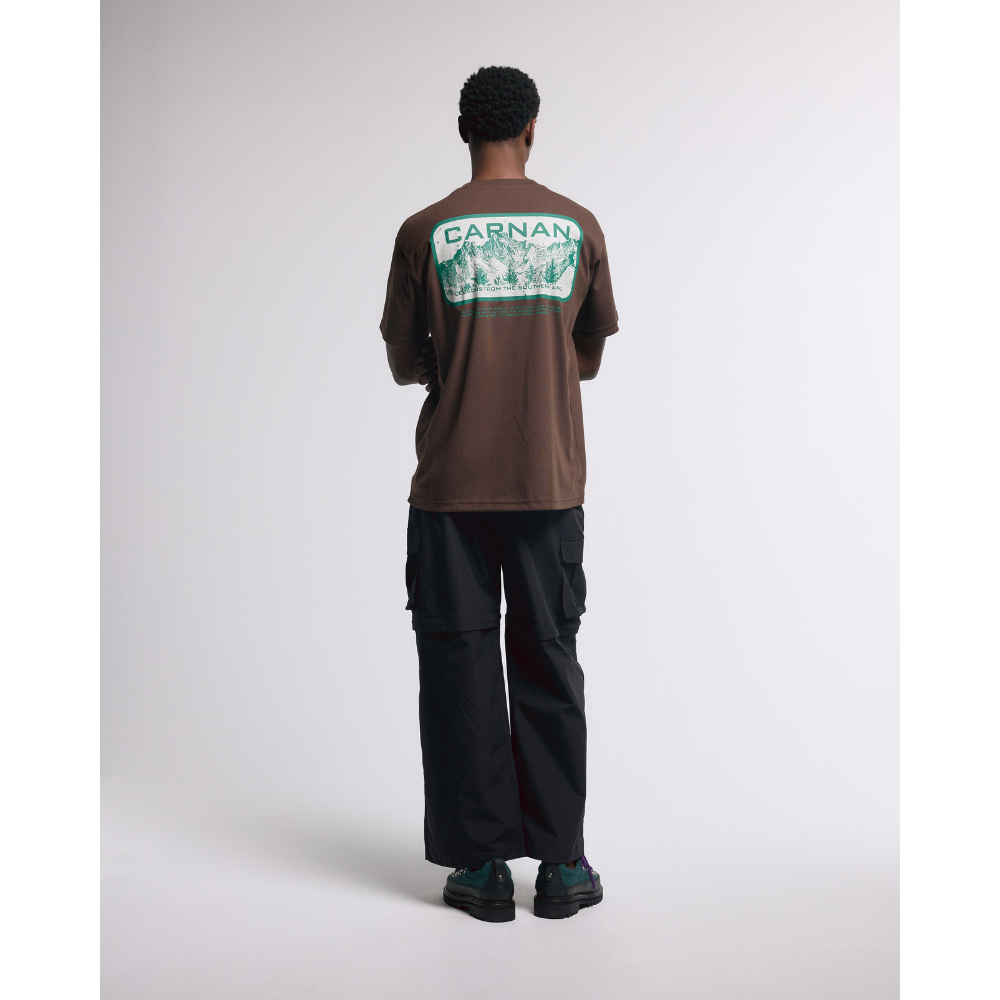 Camiseta Heavy Carnan Mountain Marrom