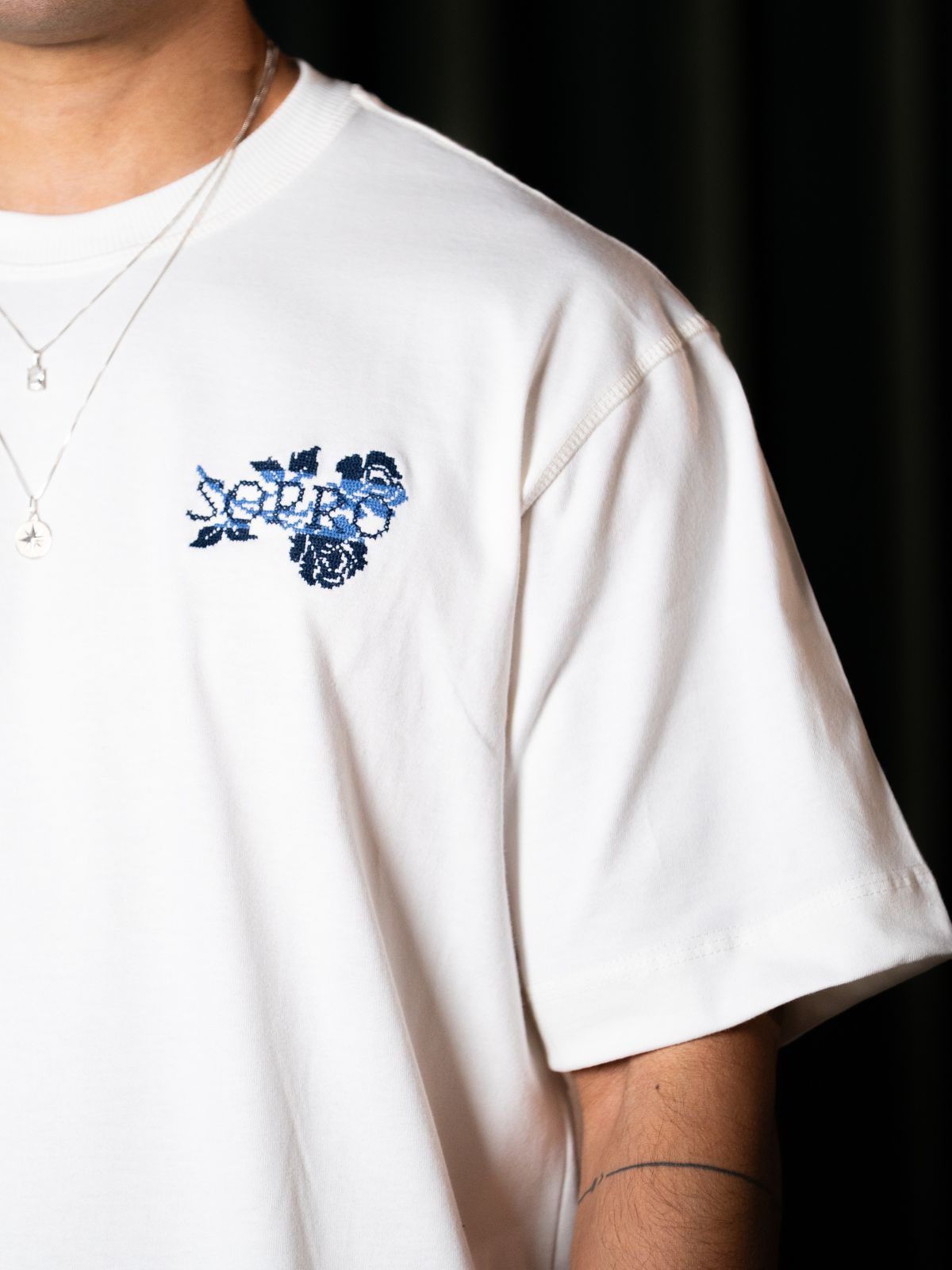 Camiseta Oversized Flores de Casa