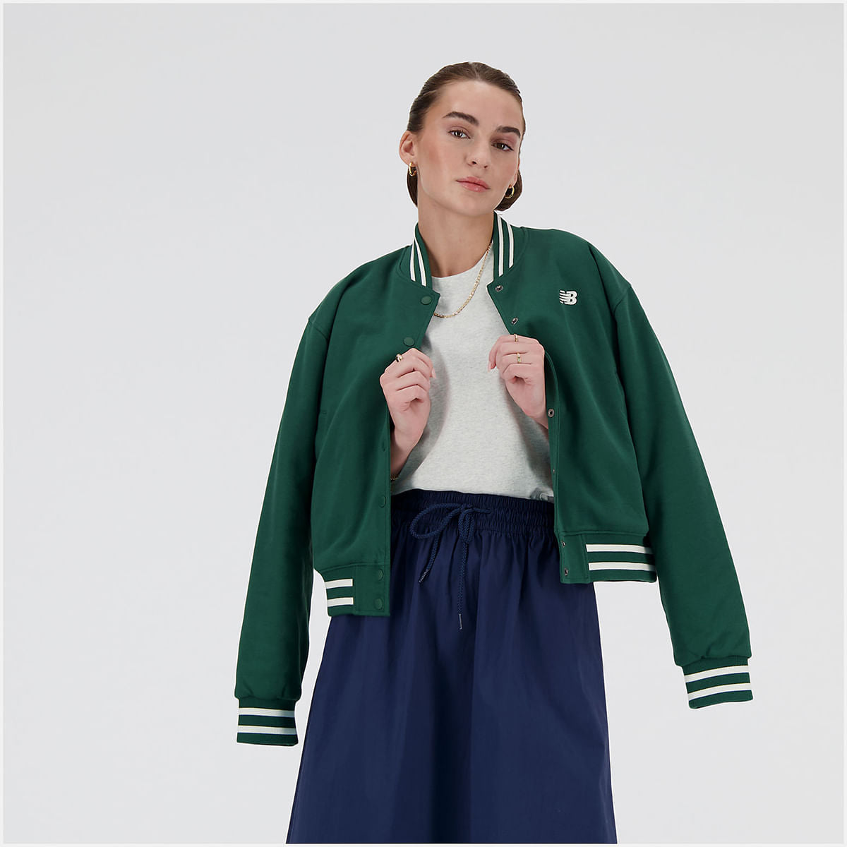 Jaqueta Feminina NB Greatest Hits Verde