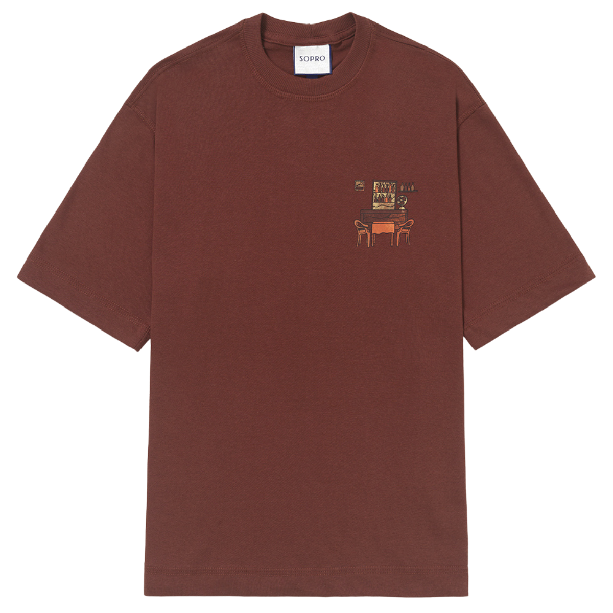 Camisa Oversized Sopro Cena Em Ladrilho