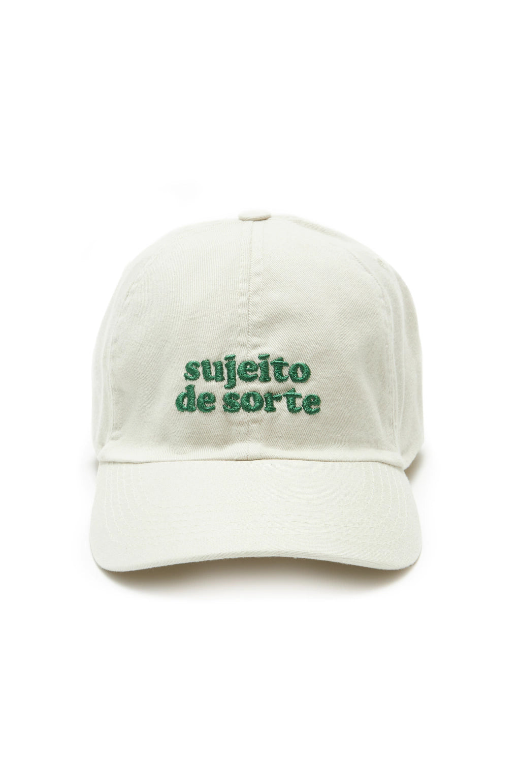 Boné Bossa Sujeito de Sorte Branco - Sarja Premium