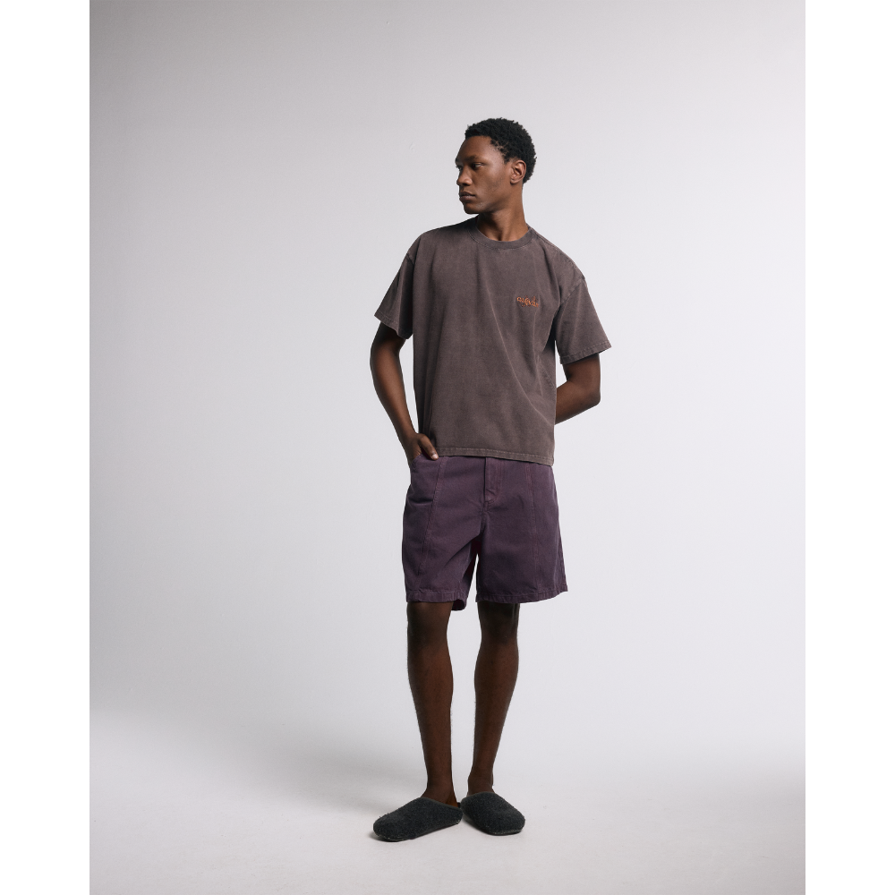 Camiseta Boxy Carnan Marrom Estonado