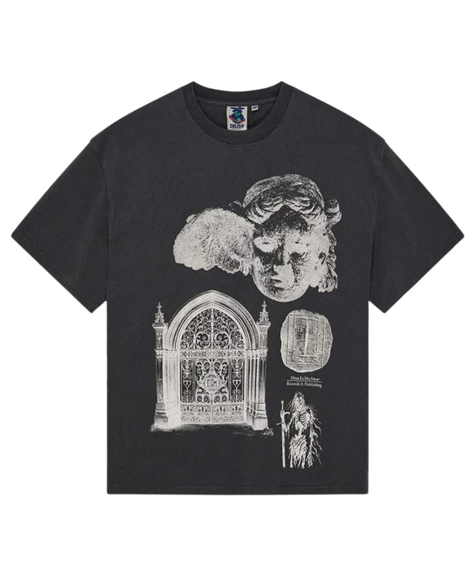 Camiseta Deus Ex Machina Invocation Chumbo