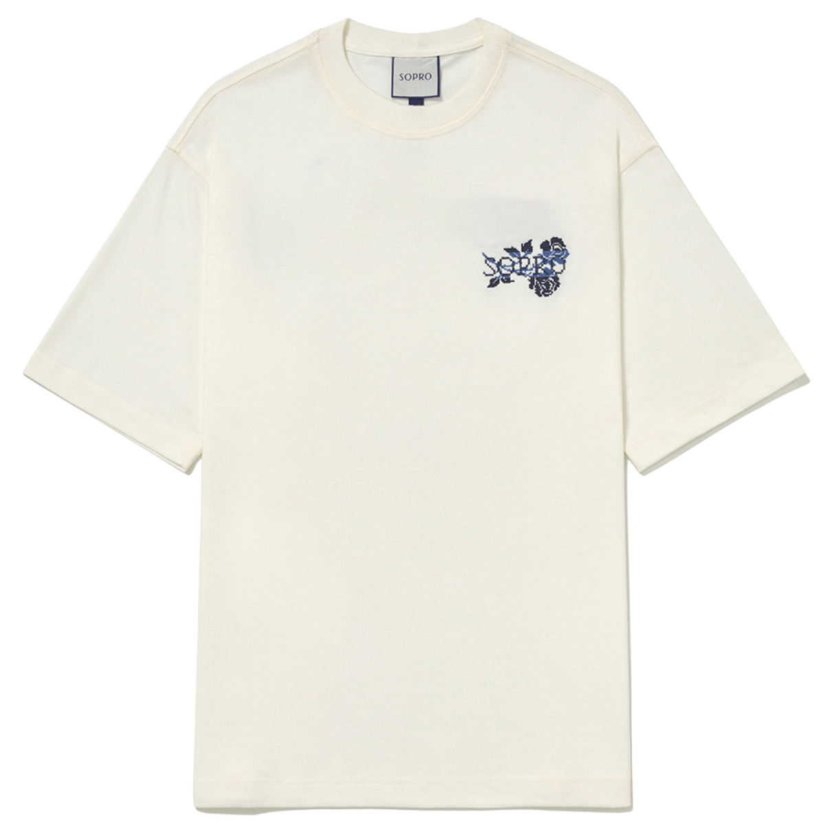 Camiseta Oversized Flores de Casa